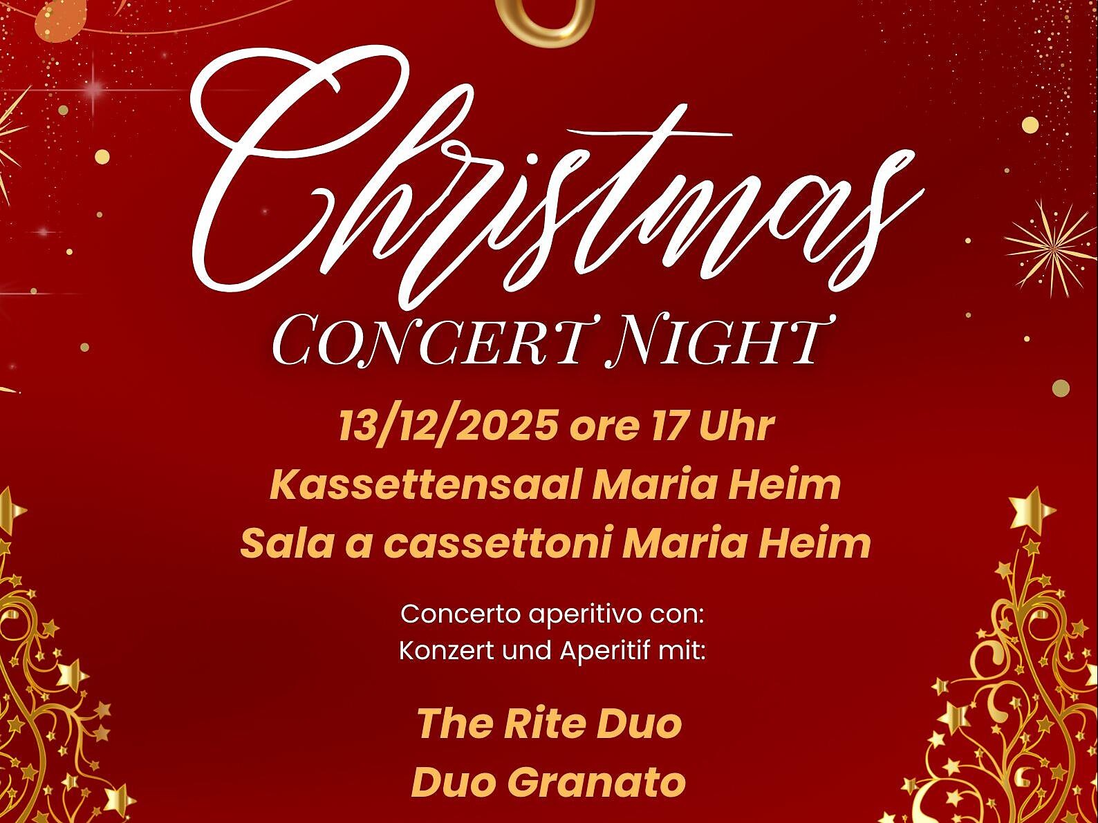 Christmas concert - Duo Granato and The Rite Duo - Bolzano/Bozen and environs - #1 - suedtirol.info