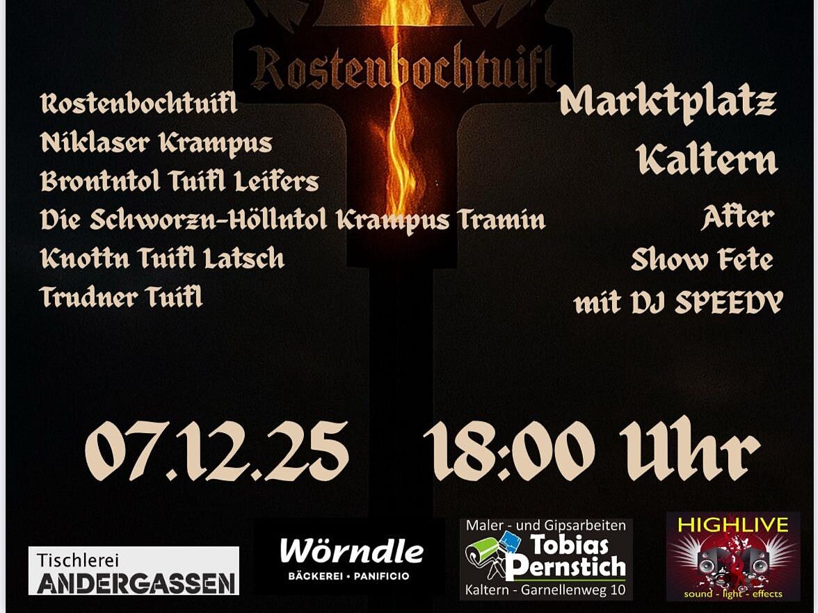 Natale a Caldaro - Sfilata dei "Krampus" dei Rostnboch Tuifl - Strada del Vino - #2 - suedtirol.info