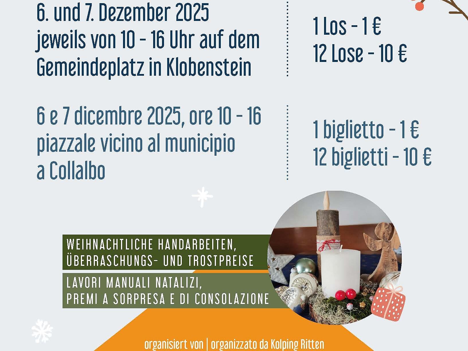 Benefiz-Weihnachtsglückstopf - Bozen und Umgebung - #2 - suedtirol.info