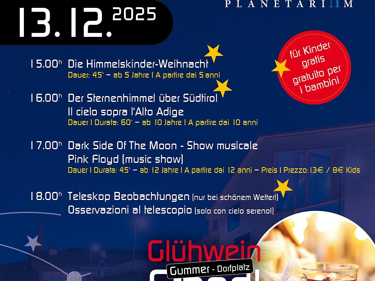 Weihnachtszauber im Planetarium Südtirol - Dolomitenregion Eggental - #2 - suedtirol.info