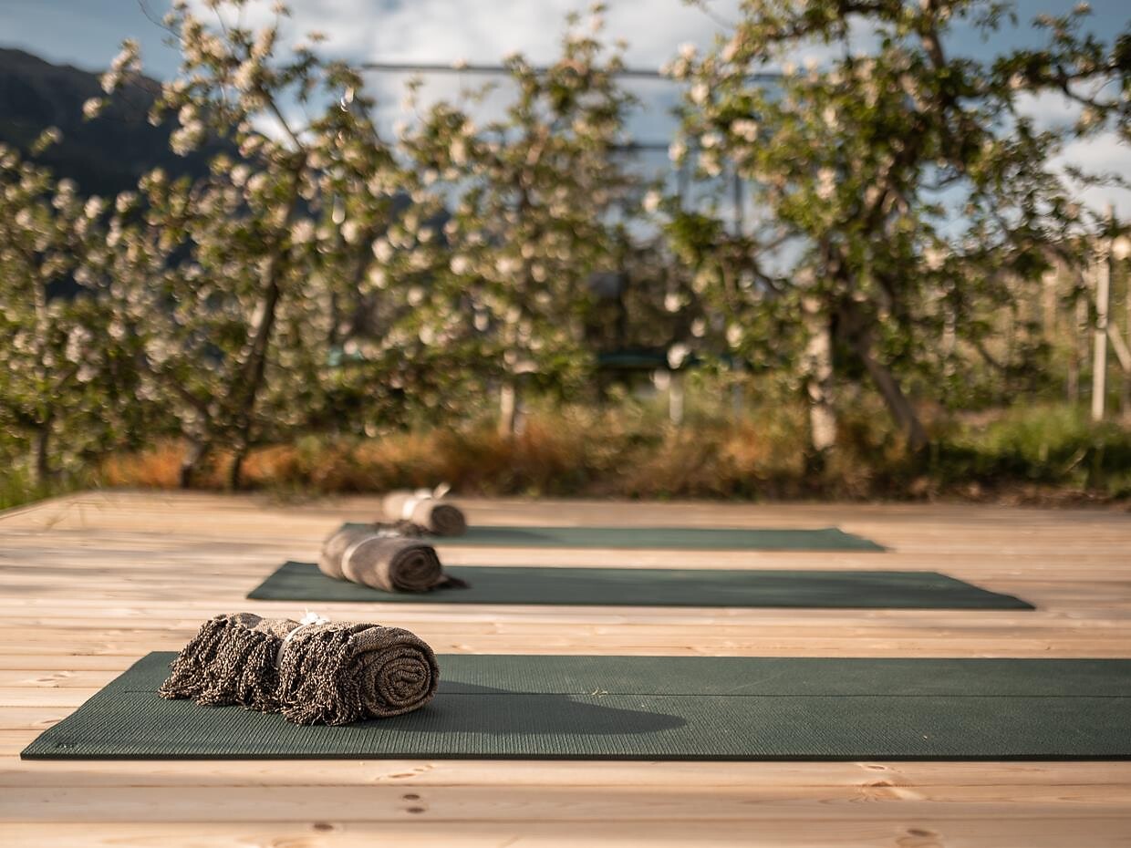 Sunset-Yoga al Landpalais Goyenhof Scena 3 suedtirol.info