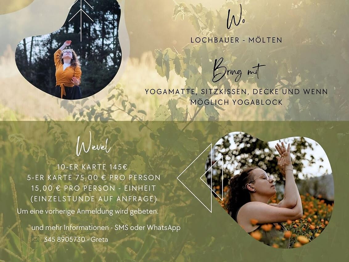 Yoga in summer - Hatha yoga and meditation - Bolzano/Bozen and environs - #2 - suedtirol.info