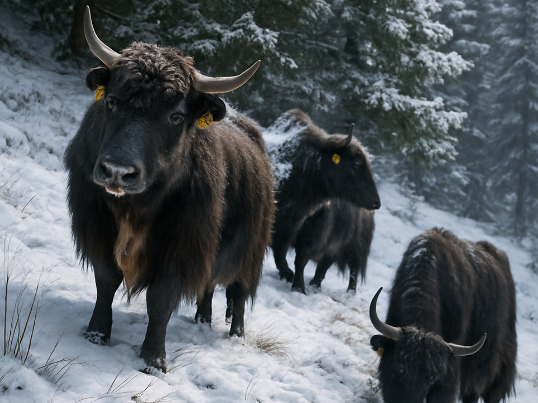 Foraggiamento degli yak - Regione dolomitica 3 Cime - #1 - suedtirol.info
