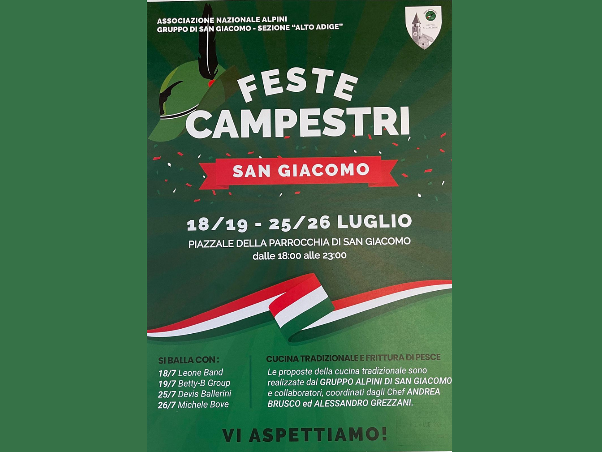 Zeltfest des Gruppo ANA San Giacomo - Bozen und Umgebung - #1 - suedtirol.info