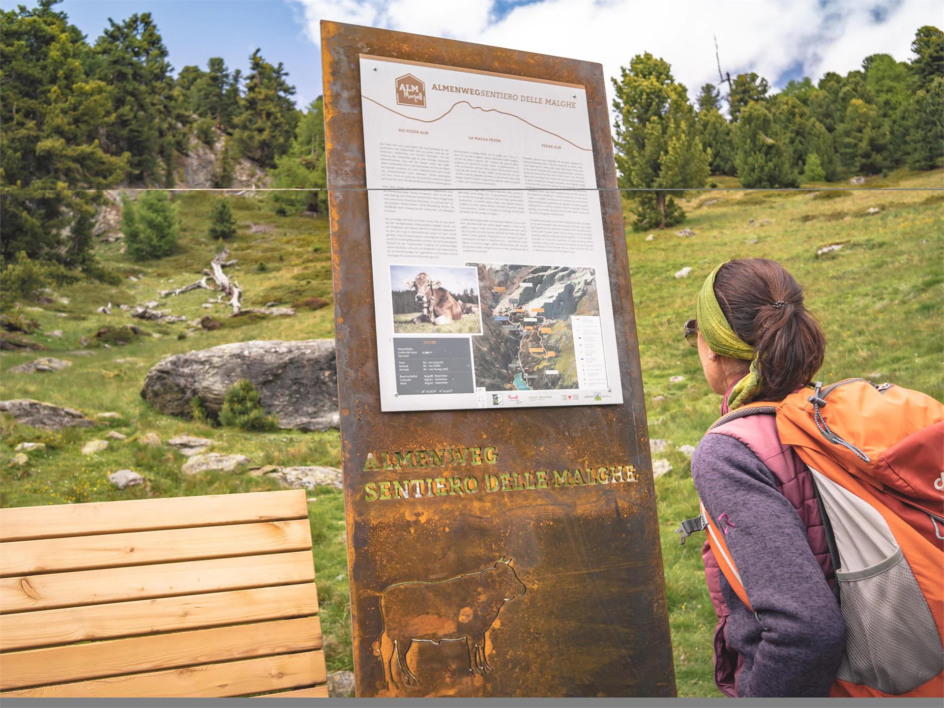 Sentiero delle Malghe Martello Martello 1 suedtirol.info