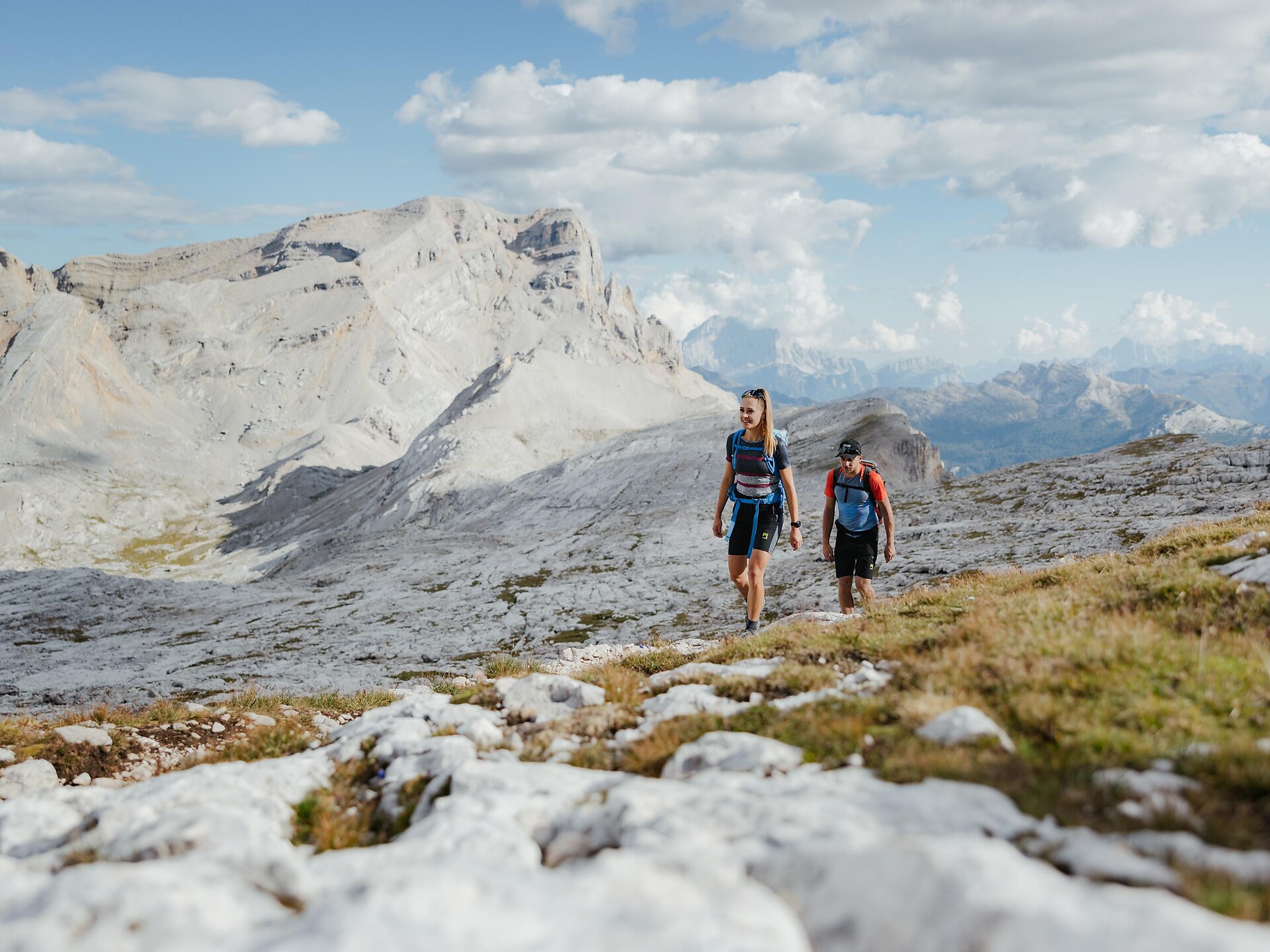 Aufstieg zum „Le Ciaval" Gipfel am Sas dla Crusc/Heilig Kreuz Badia 3 suedtirol.info