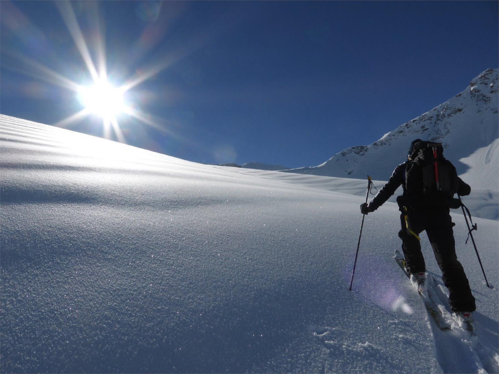 Auf den Piz Terza im Winter  1 suedtirol.info
