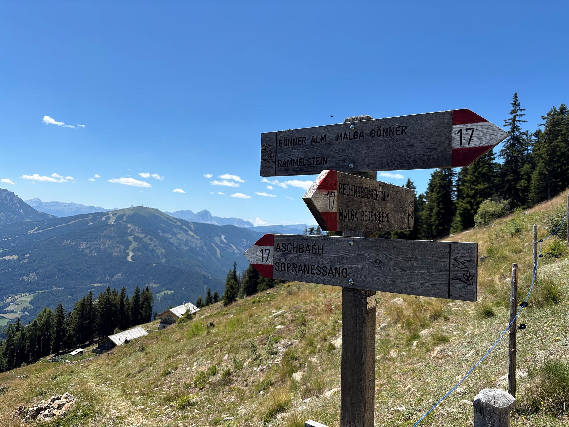 Almwanderung zur Aschbach- und Redensberger Alm - Dolomitenregion Kronplatz - #6 - suedtirol.info