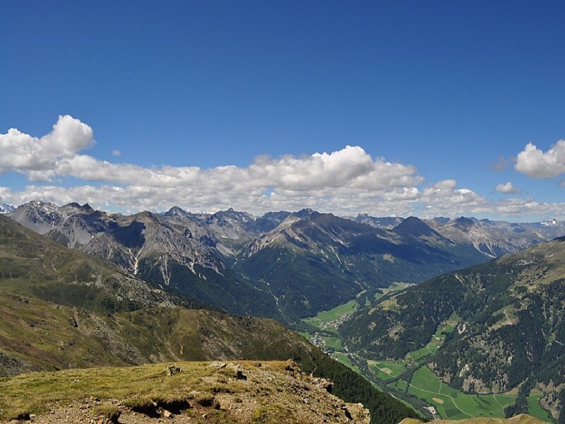 Blick vom Piz Chavalatsch