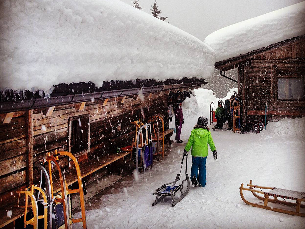 Malga Allriss slittino