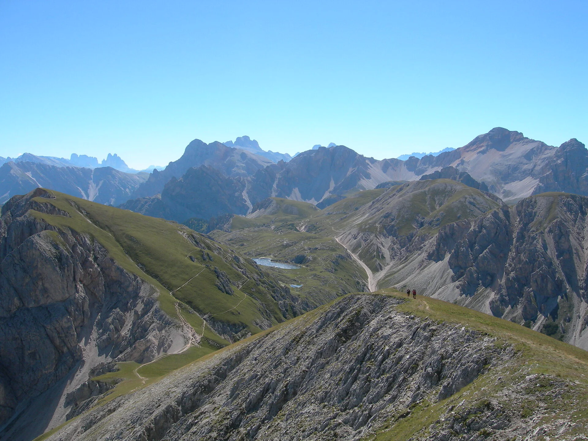 Mountain hike at the Piz da Peres
