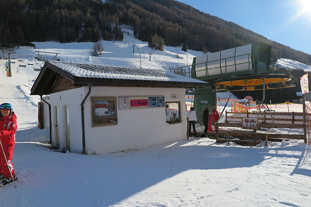 Bruggerlift Einstieg