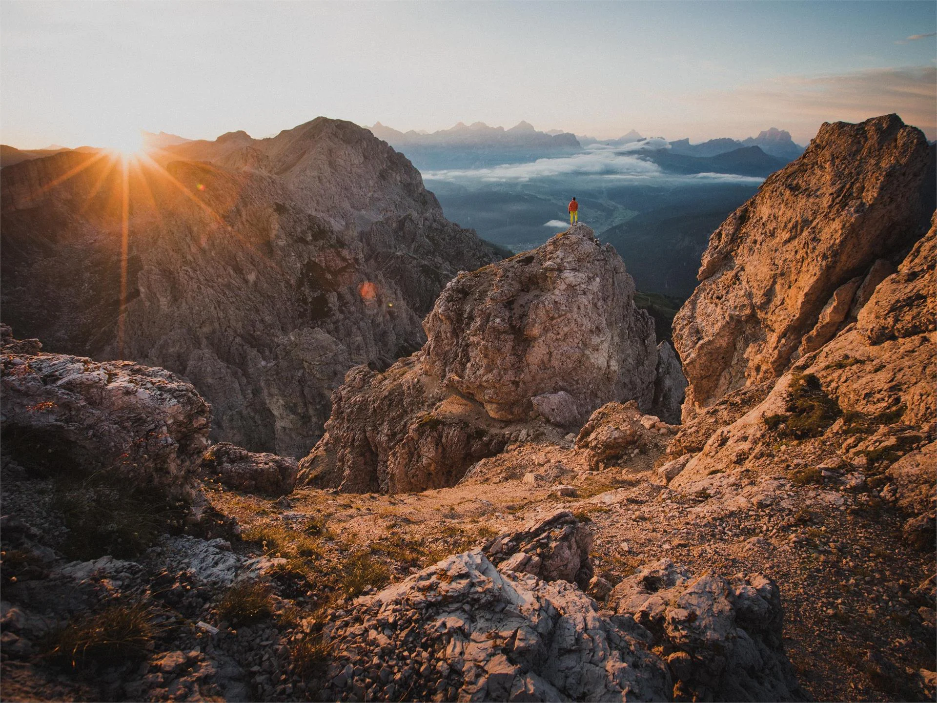 Besteigung der Großen Cir-Spitze bei Sonnenaufgang Corvara 1 suedtirol.info