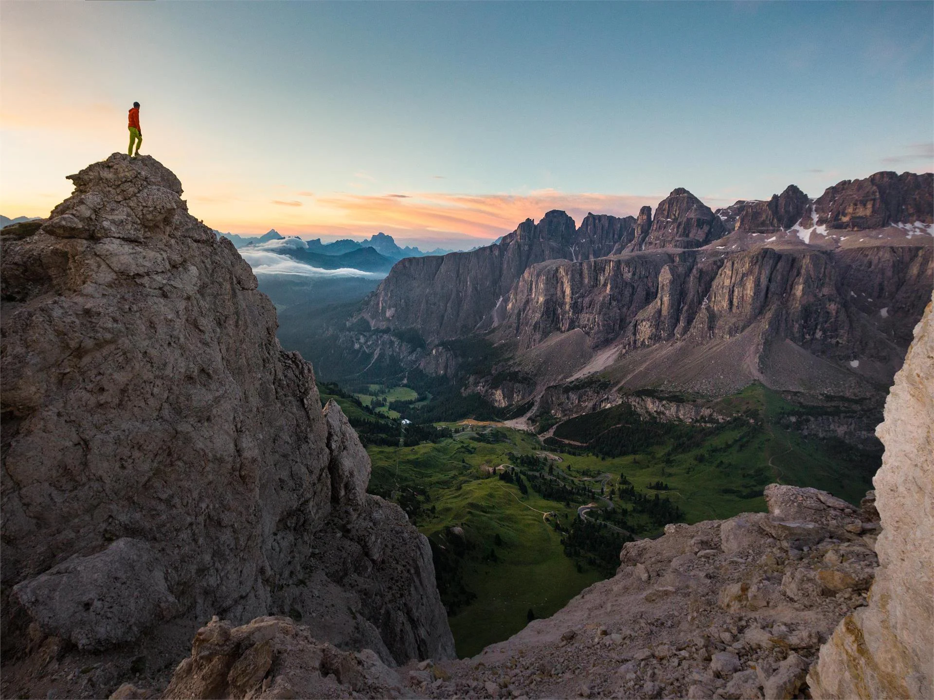Besteigung der Großen Cir-Spitze bei Sonnenaufgang Corvara 2 suedtirol.info