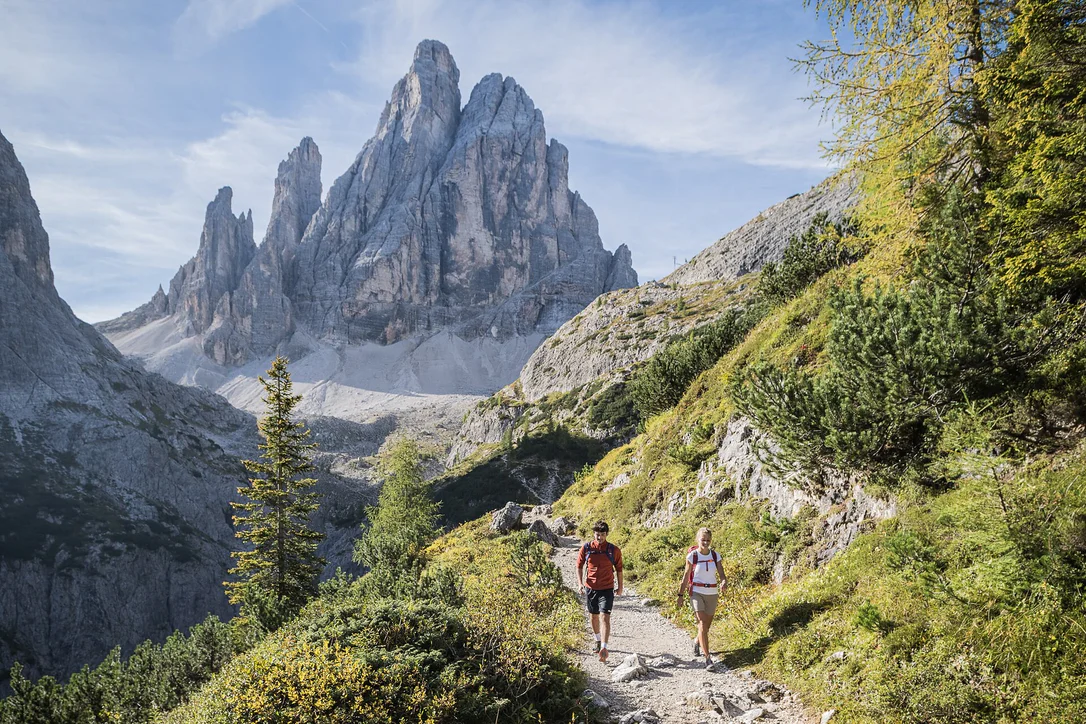 Bergtour: Hüttenwanderung: Zsigmondy-, Büllelejoch- und Drei Zinnen Hütte