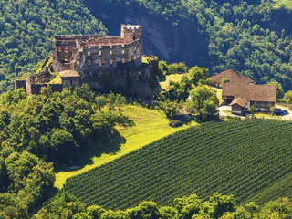 Burgenweg Jenesien Rafenstein Panorama