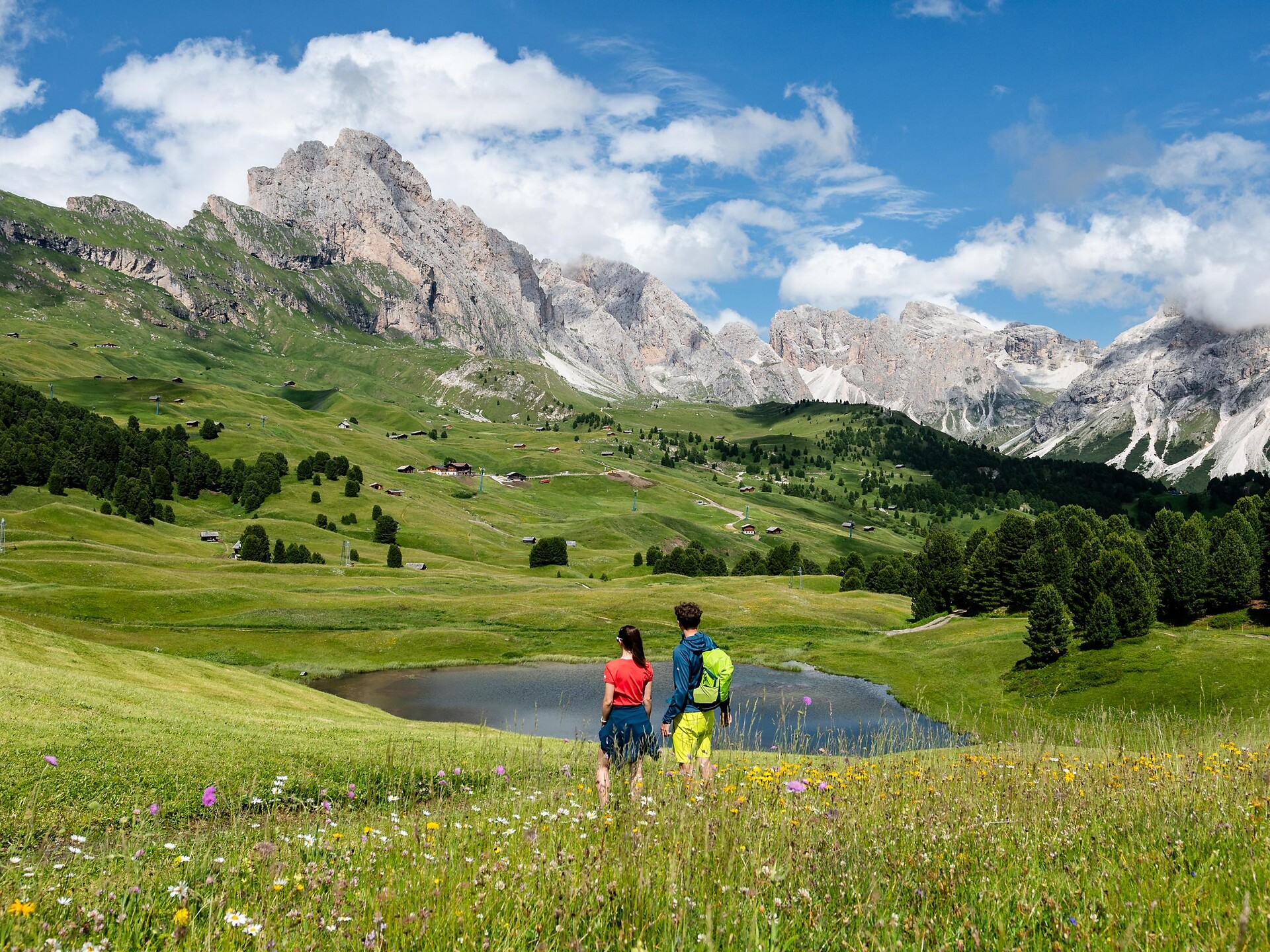 Mountain lake hike to Lech Sant - Dolomites Region Val Gardena - #10 - suedtirol.info