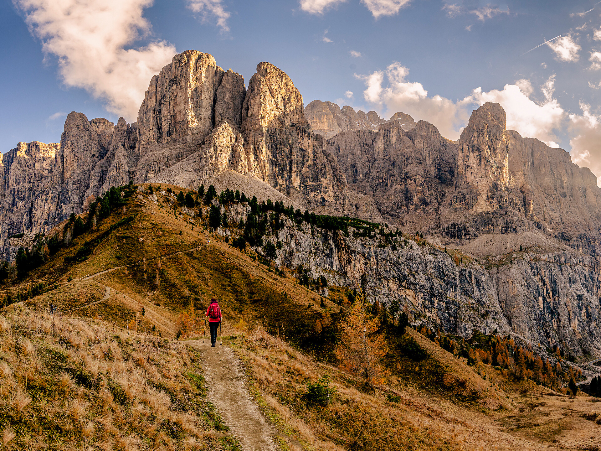 CURONA DE GHERDËINA DELUXE - TAPPA 3: Passo Gardena – Gruppo del Sella – Passo Sella - Regione dolomitica Val Gardena - #6 - suedtirol.info