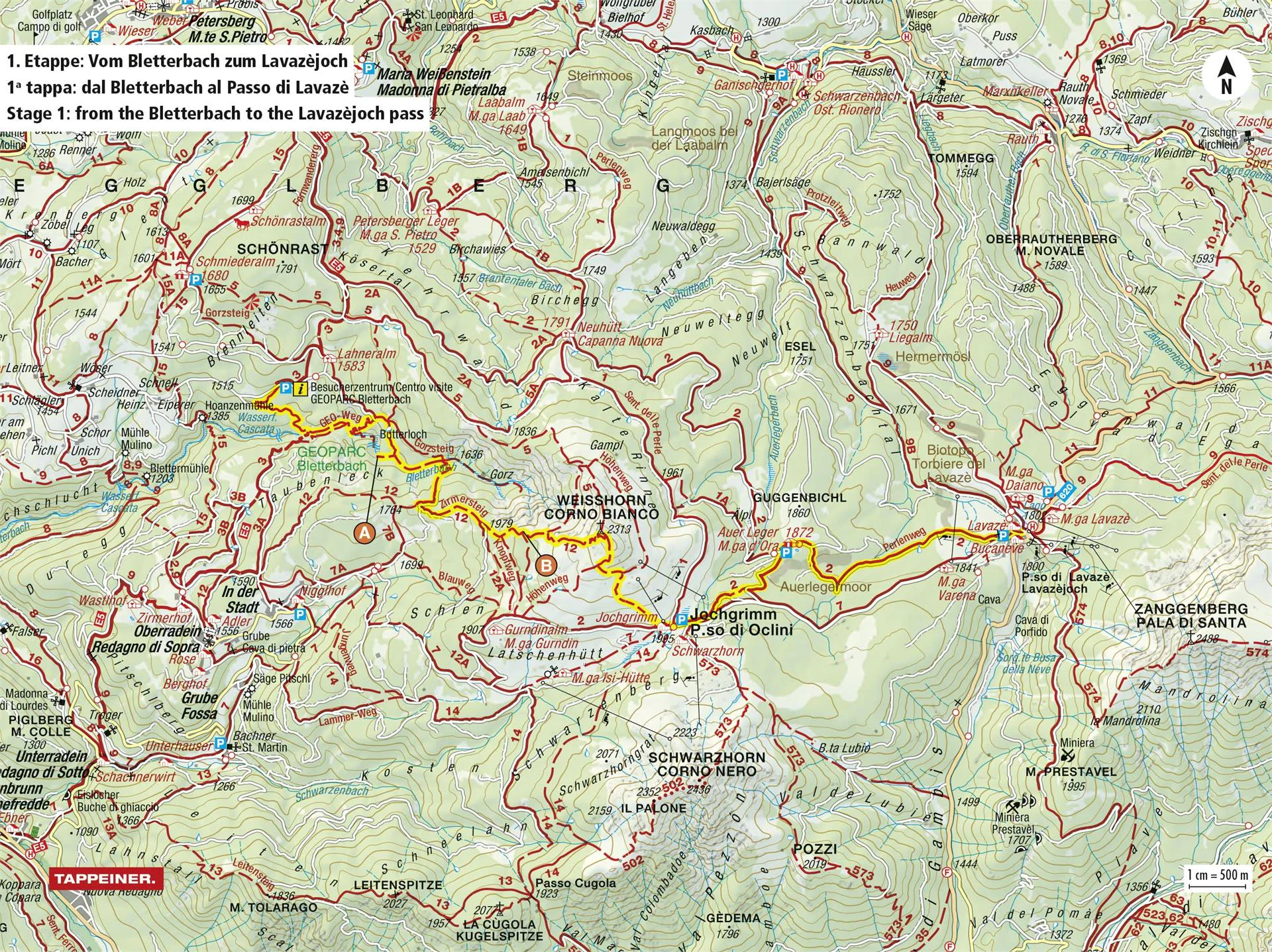 Dolomites World Heritage Geotrail II – 1a tappa: dal Bletterbach al Passo di Lavazè Aldino 3 suedtirol.info