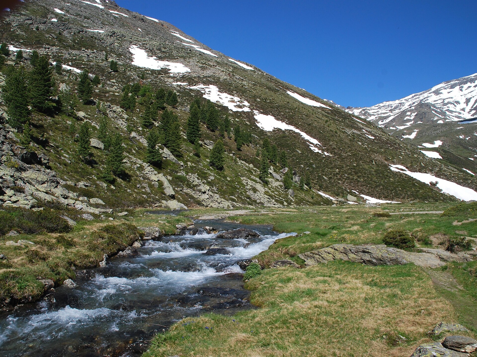 Dosso di Peder through the Peder valley