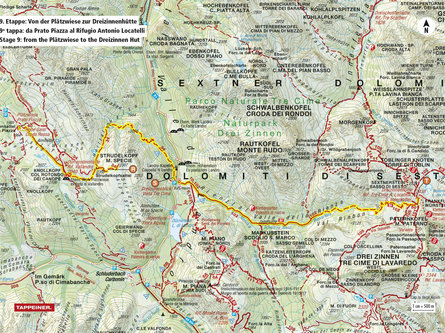 Dolomites World Heritage Geotrail II - 9. Etappe: von der Plätzwiese bis zur Dreizinnenhütte Prags 3 suedtirol.info
