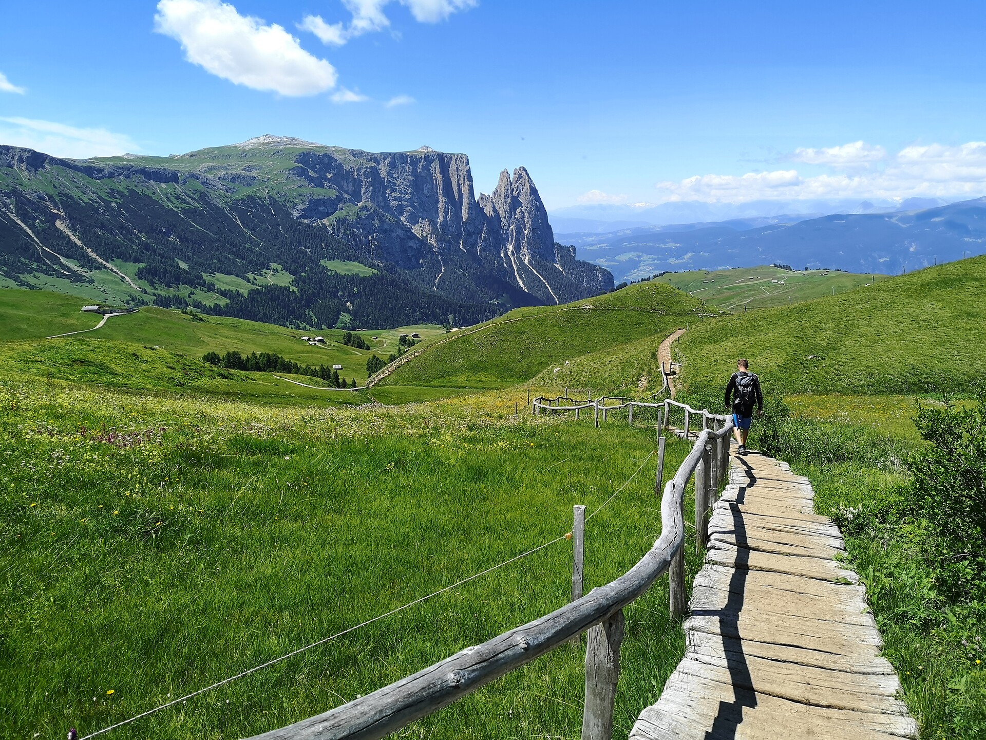 Alpe di Siusi e lo Sciliar