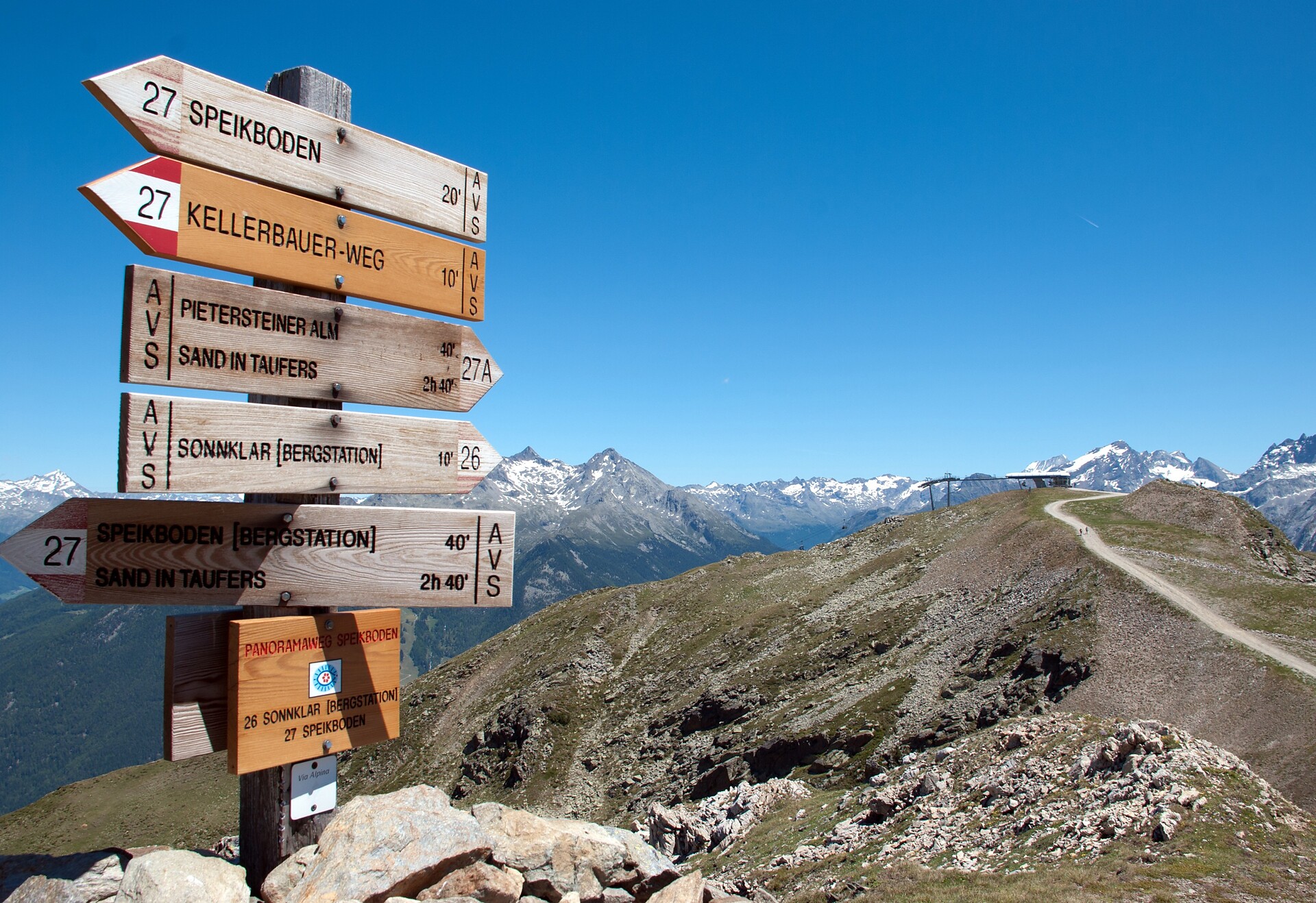 Hiking area Speikboden