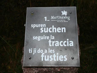 Martinsweg Jenesien Glaning