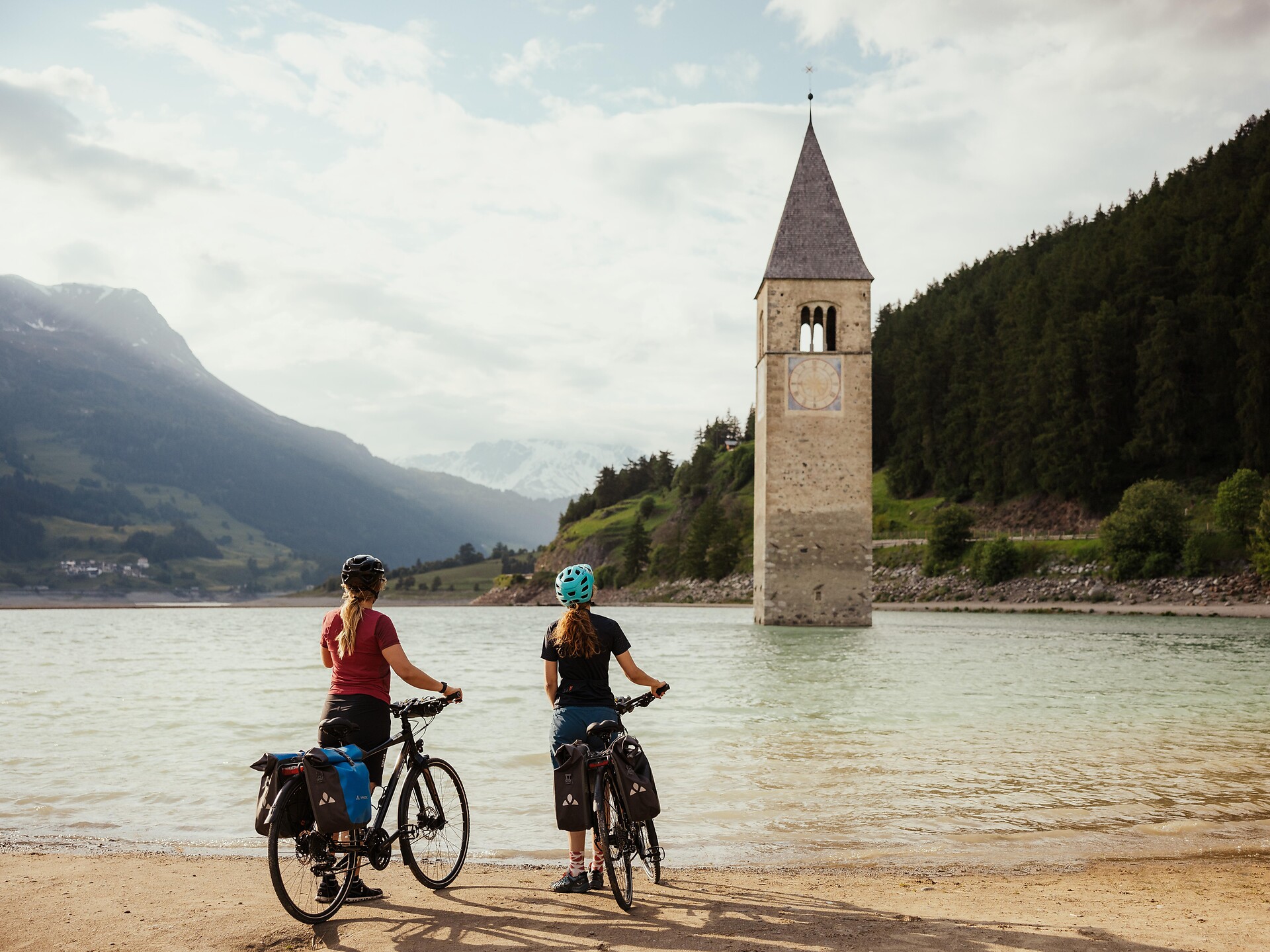 Etschradroute entlang der Via Claudia Augusta Graun im Vinschgau 2 suedtirol.info