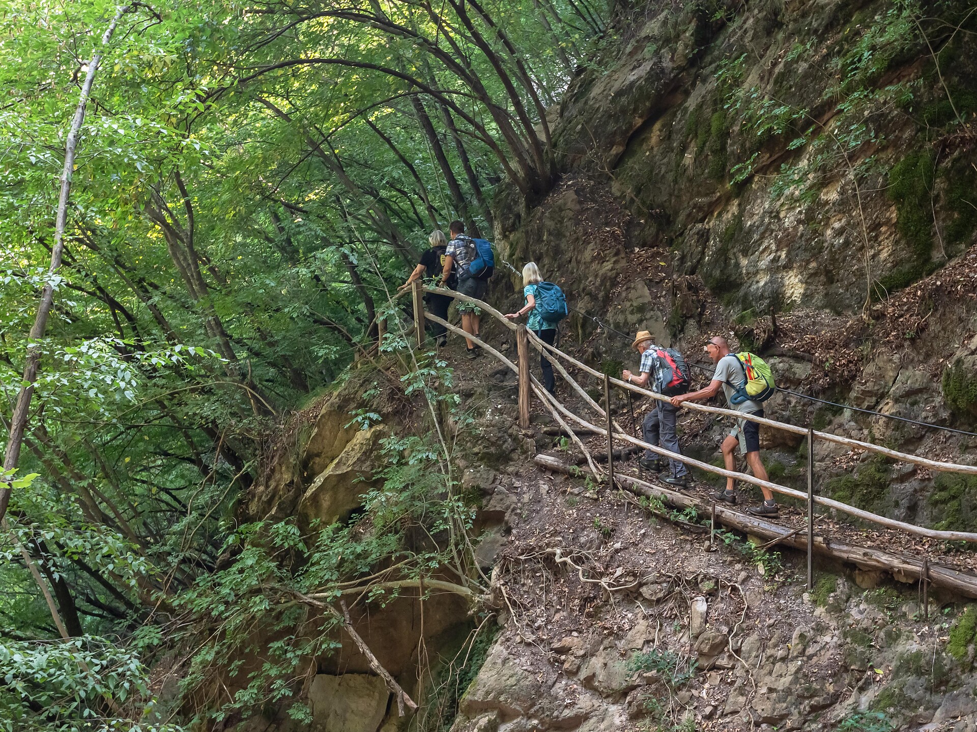 Unterwegs am Rittersteig