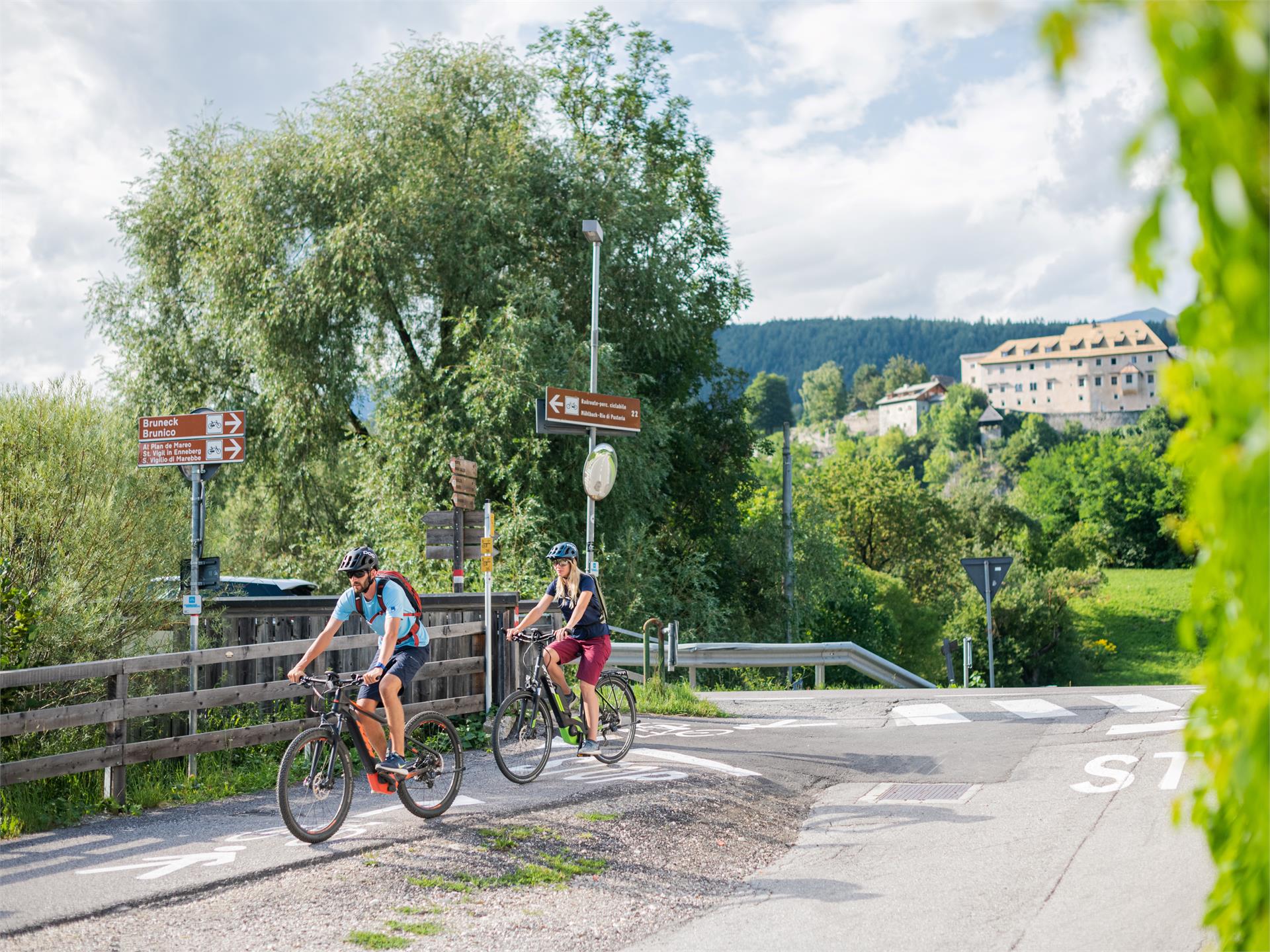 Fahrradroute Pustertal: Bruneck - Franzensfeste Innichen 1 suedtirol.info