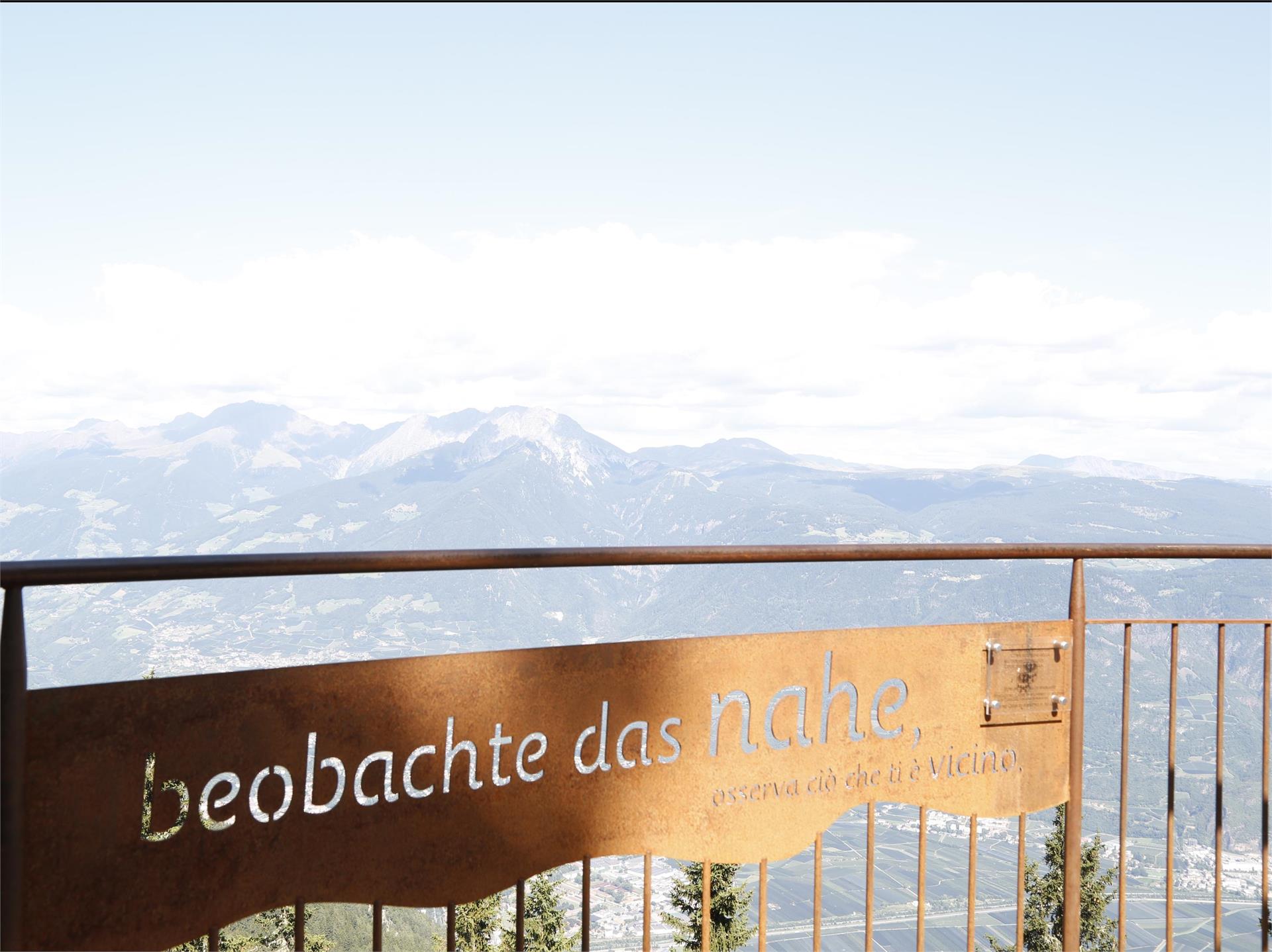 Sentiero della fede sul Monte San Vigilio Lana 1 suedtirol.info