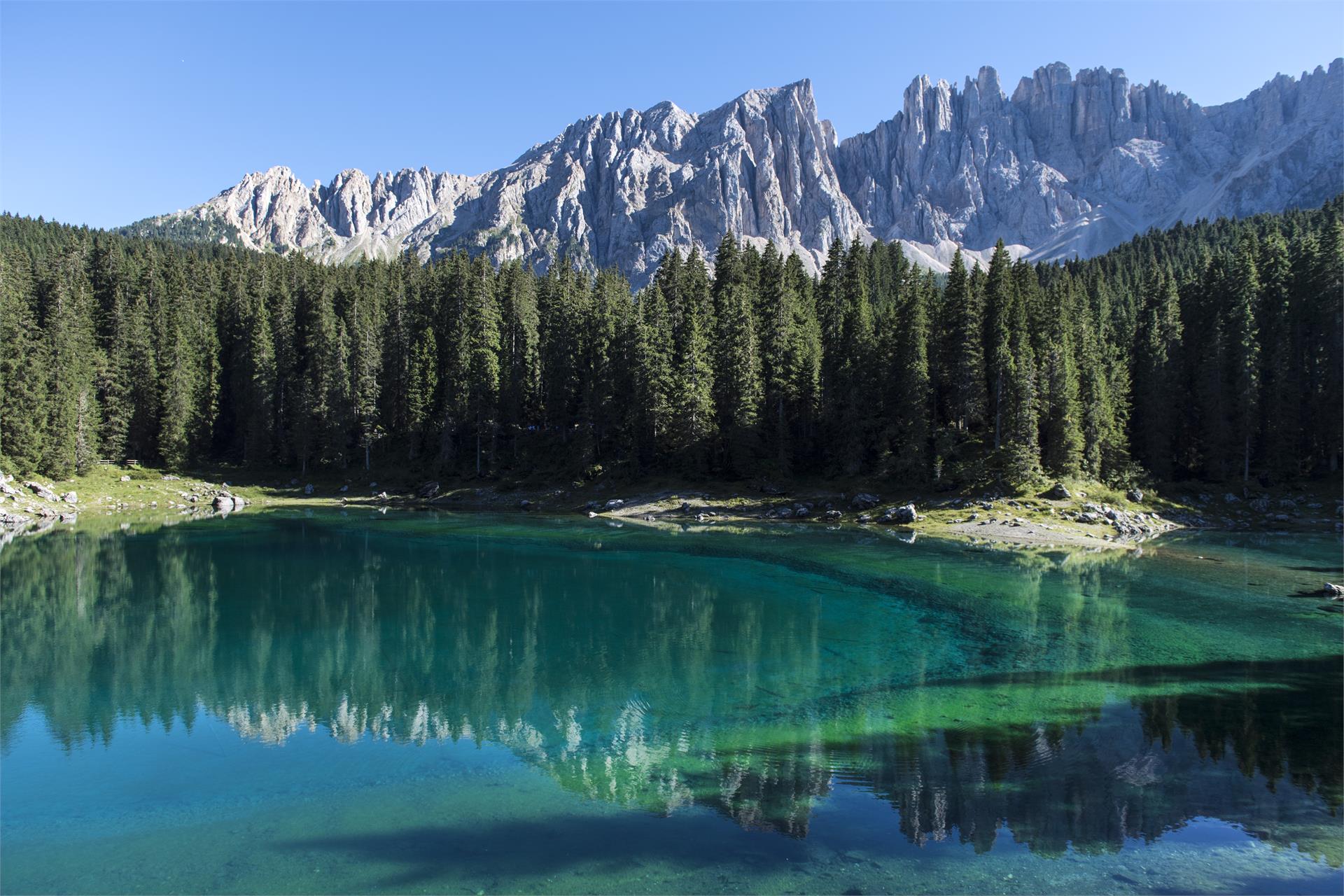 Hike & Bike | Von Obereggen über den Karer See zum St. Josef Kirchlein Welschnofen 2 suedtirol.info