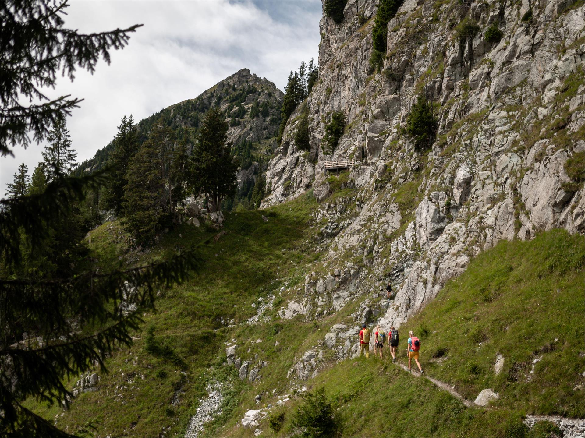 Heini Holzer Klettersteig Ifinger - Zustieg Bergstation Meran 2000 Hafling 1 suedtirol.info