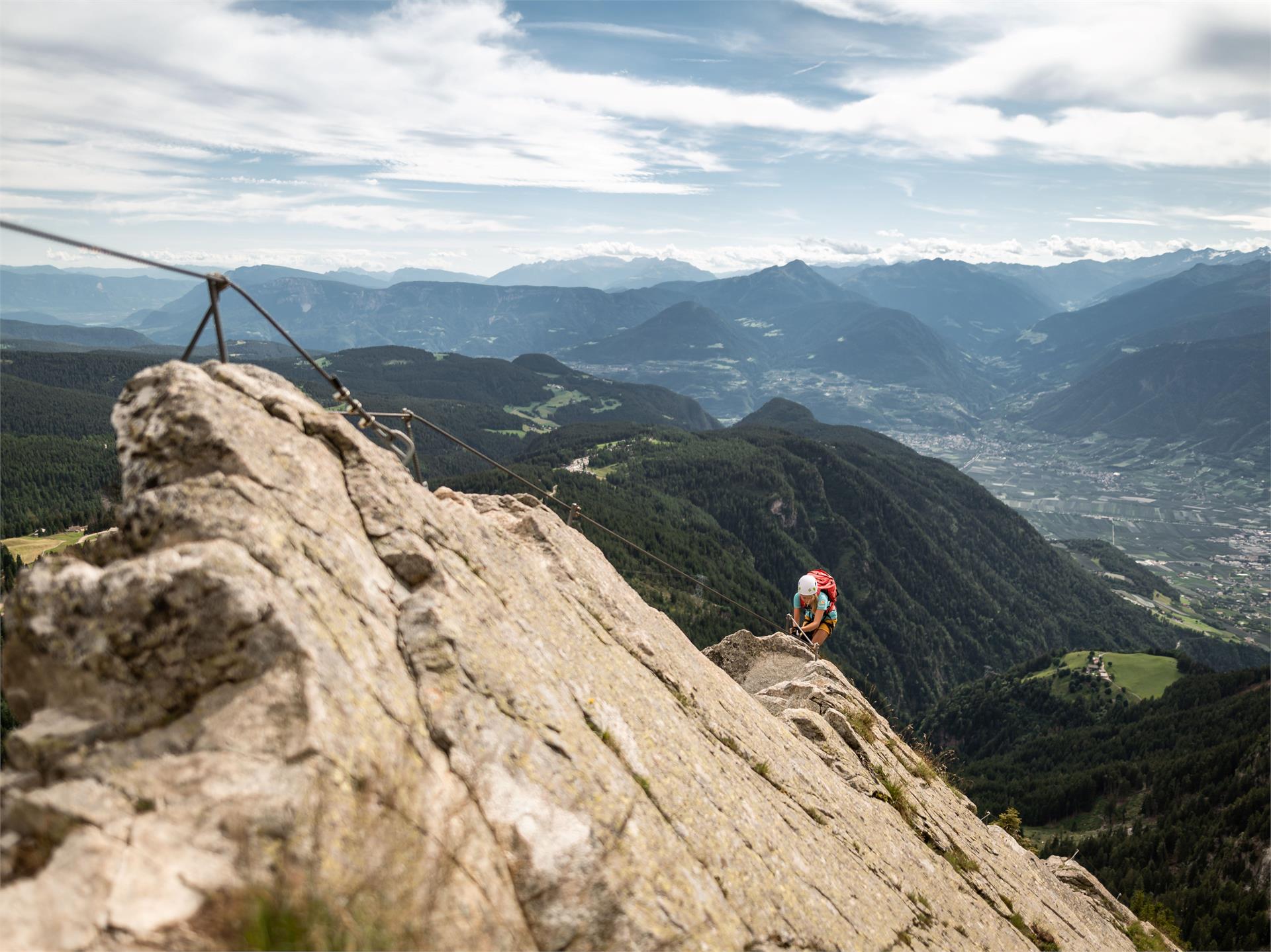 Heini Holzer Klettersteig Ifinger - Zustieg Bergstation Meran 2000 Hafling 4 suedtirol.info