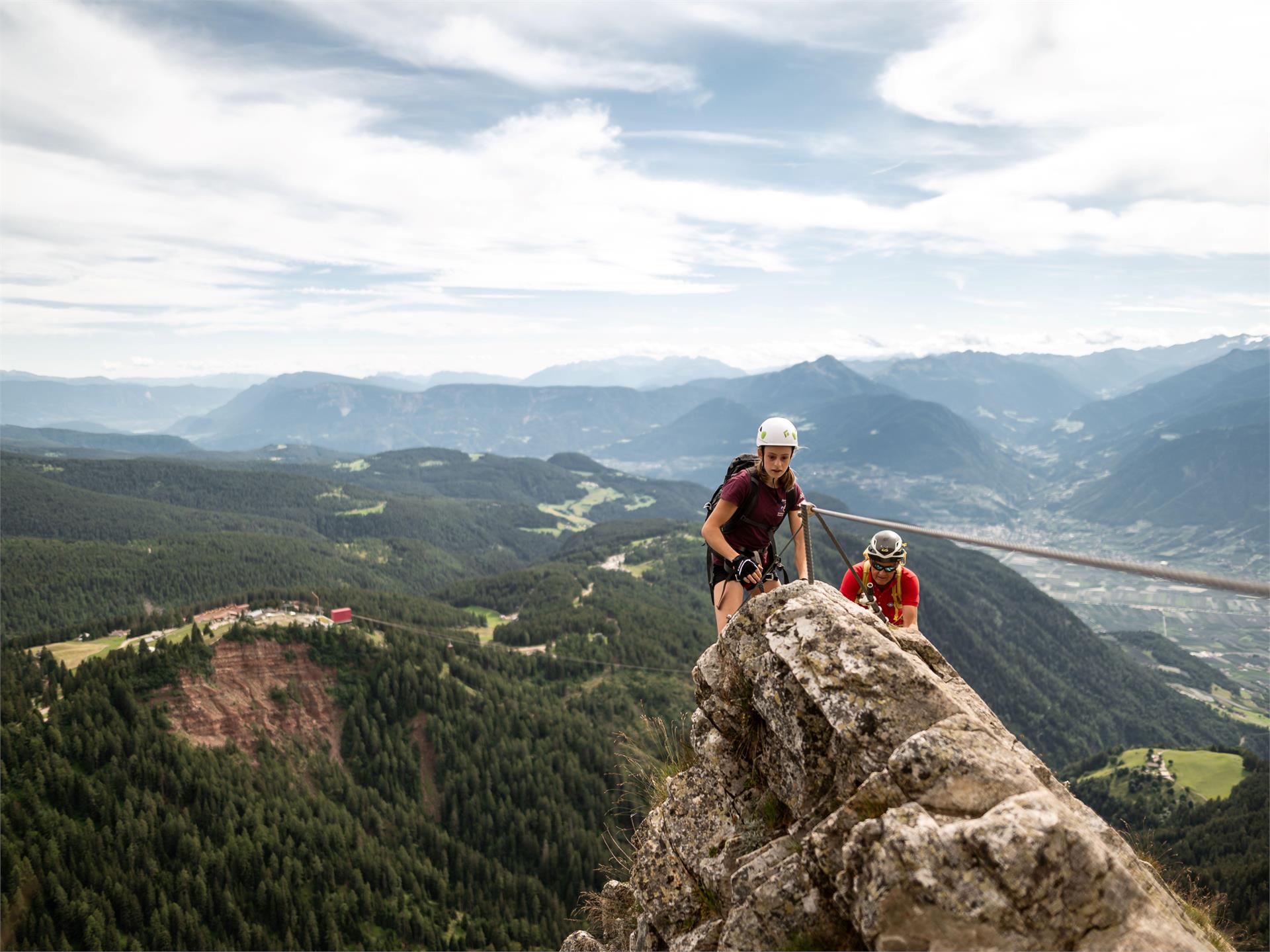 Heini Holzer Klettersteig Ifinger - Zustieg Bergstation Meran 2000 Hafling 5 suedtirol.info
