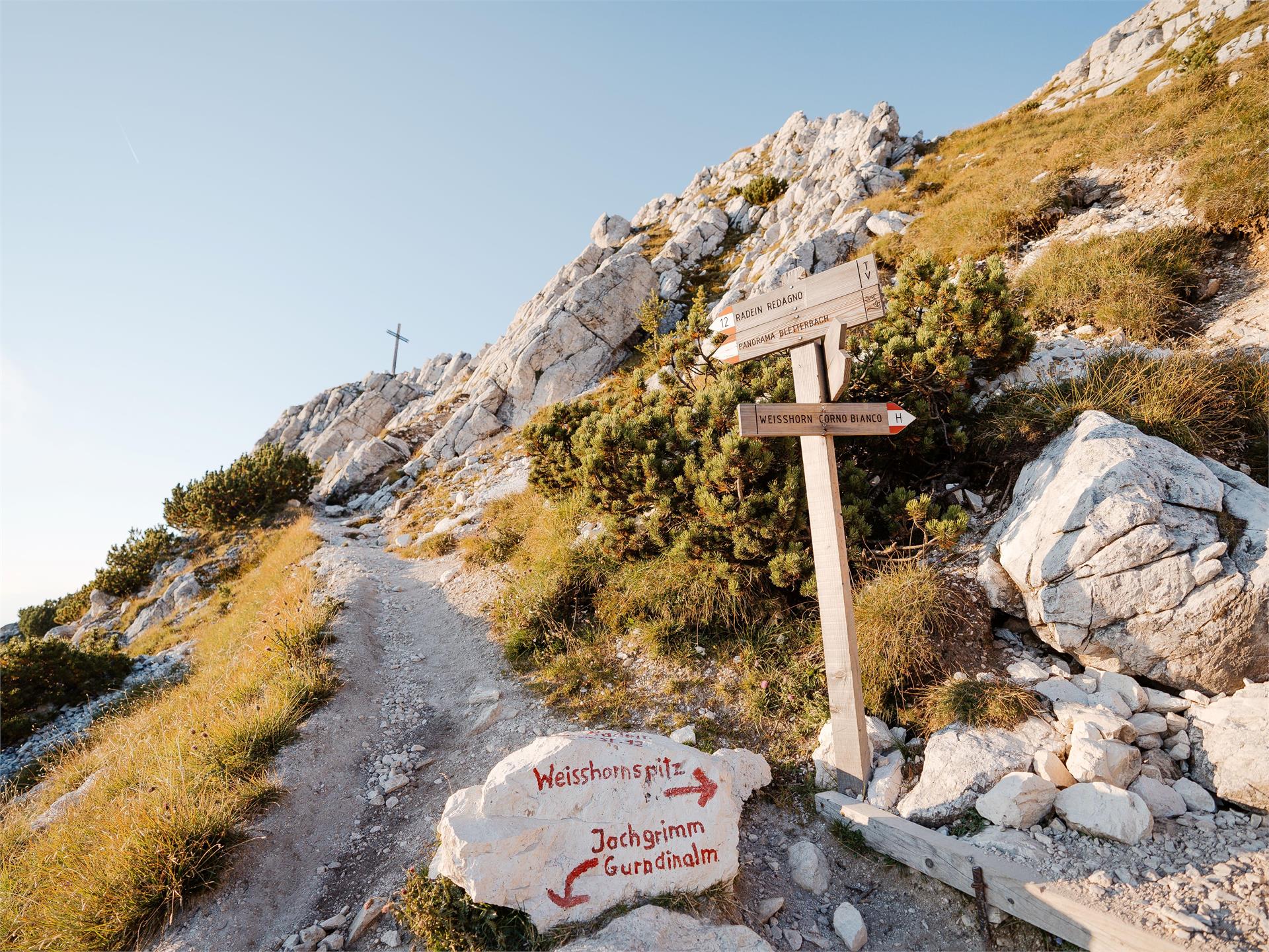 Oclini - Corno Bianco round hike Aldein/Aldino 3 suedtirol.info