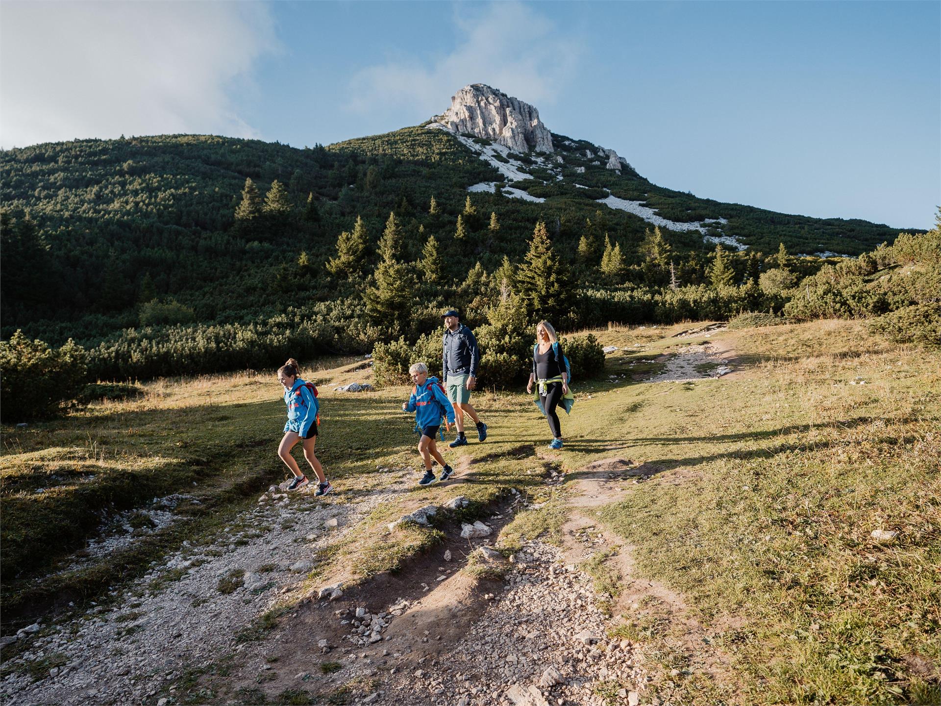 Oclini - Corno Bianco round hike Aldein/Aldino 1 suedtirol.info