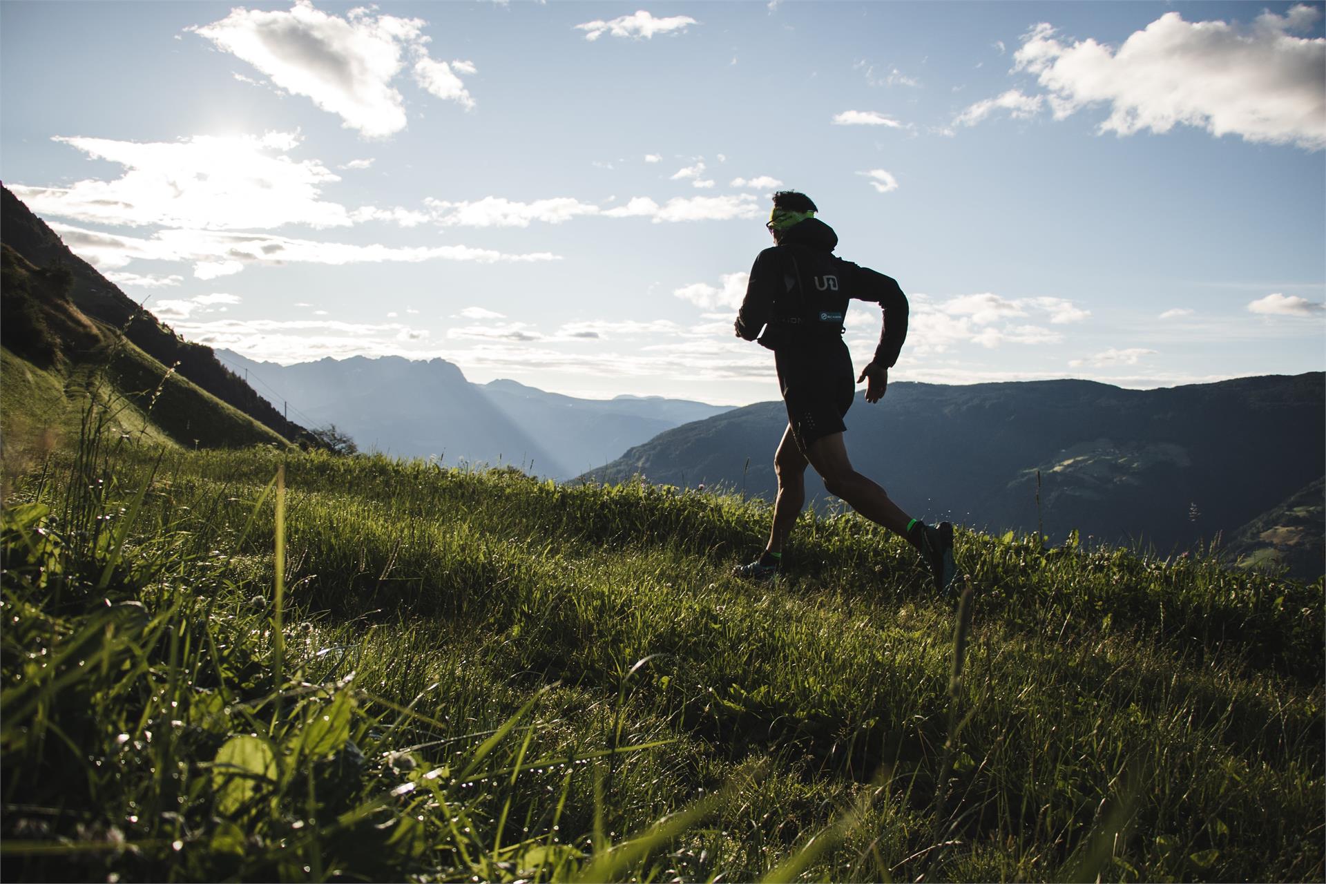 Jogging Strecke - Sky run Naturns 1 suedtirol.info