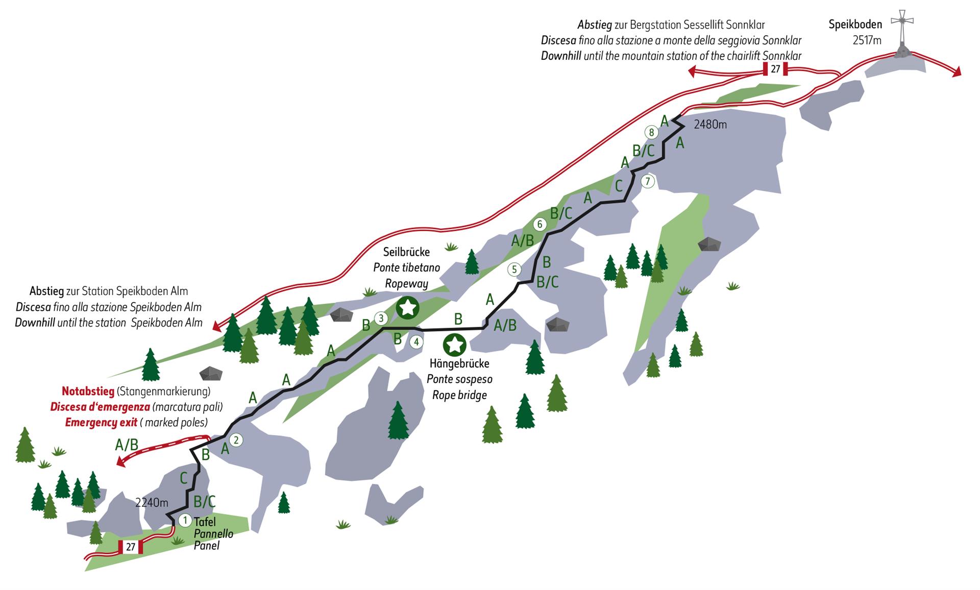 Via Ferrata Genie in a Bottle Speikboden Ahrntal/Valle Aurina 6 suedtirol.info