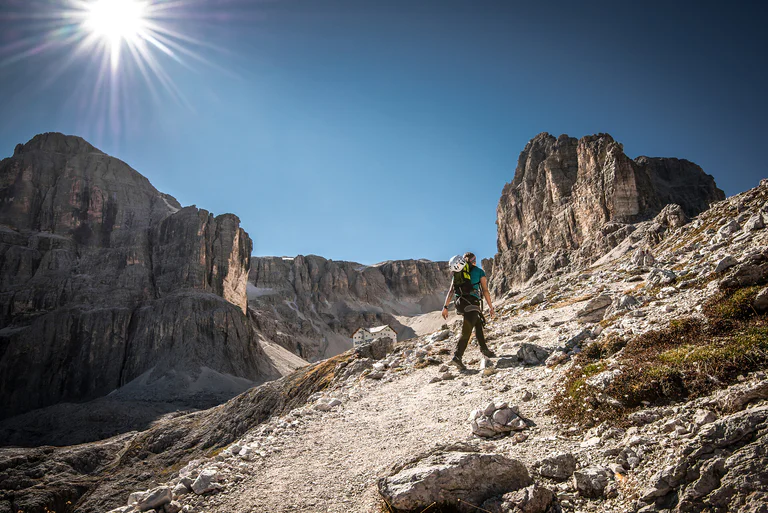 Klettersteig Brigata Alpina Tridentina am Pisciadú