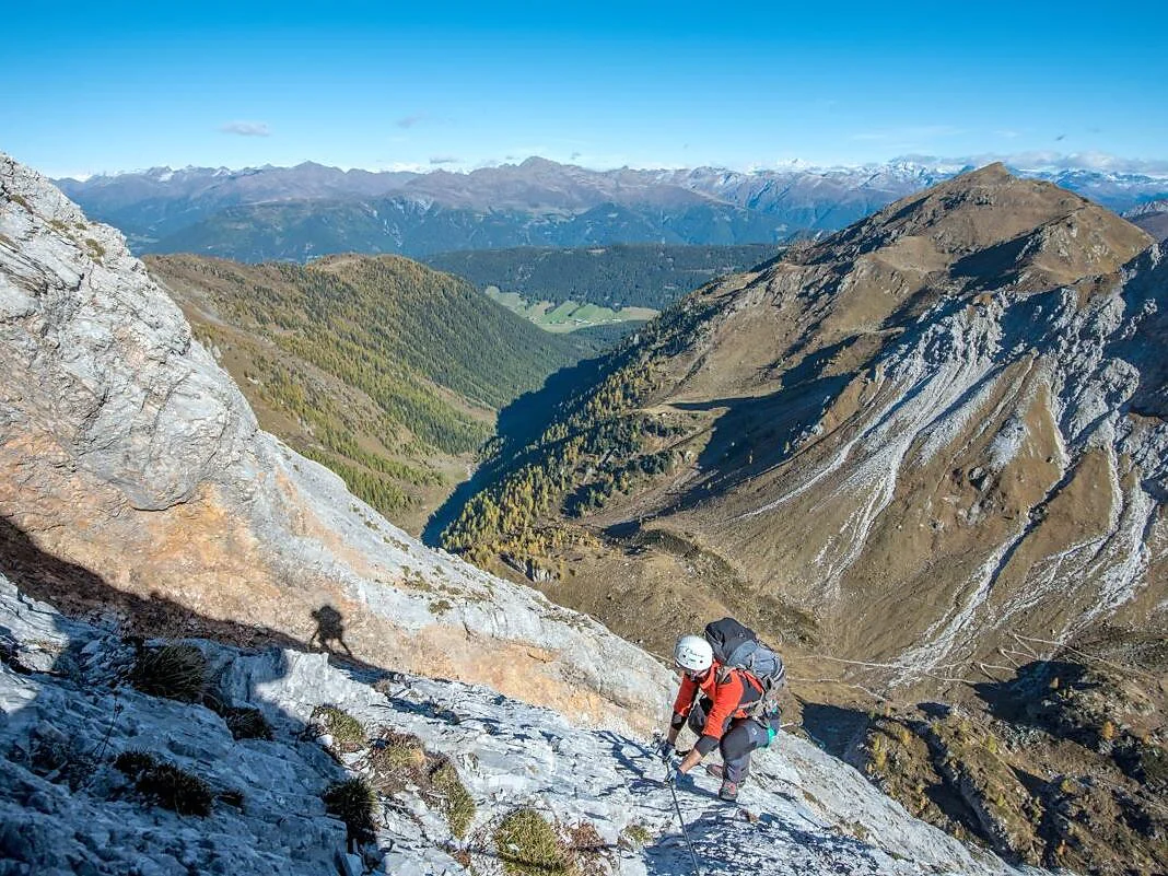 Via ferrata: Dolomiti senza confini - tappa 6 – Rif. Berti - RIF. Obstanserseehütte
