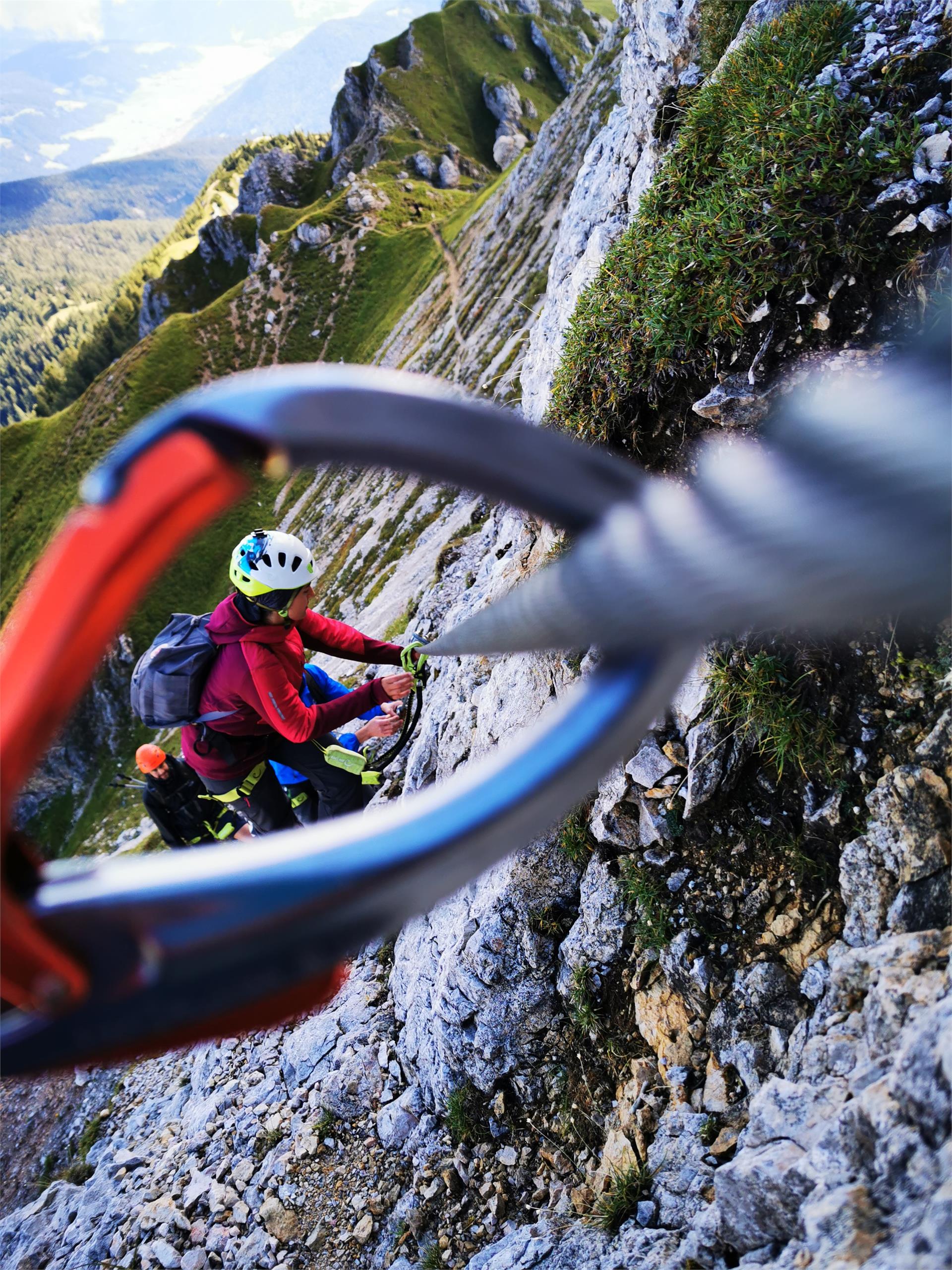 Fixed rope route on the Hochalpenkopf Olang/Valdaora 2 suedtirol.info