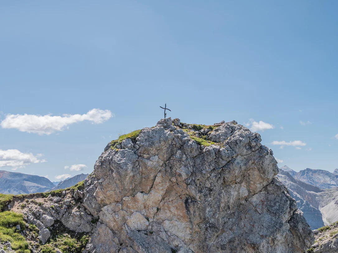 Fixed rope route on the Hochalpenkopf
