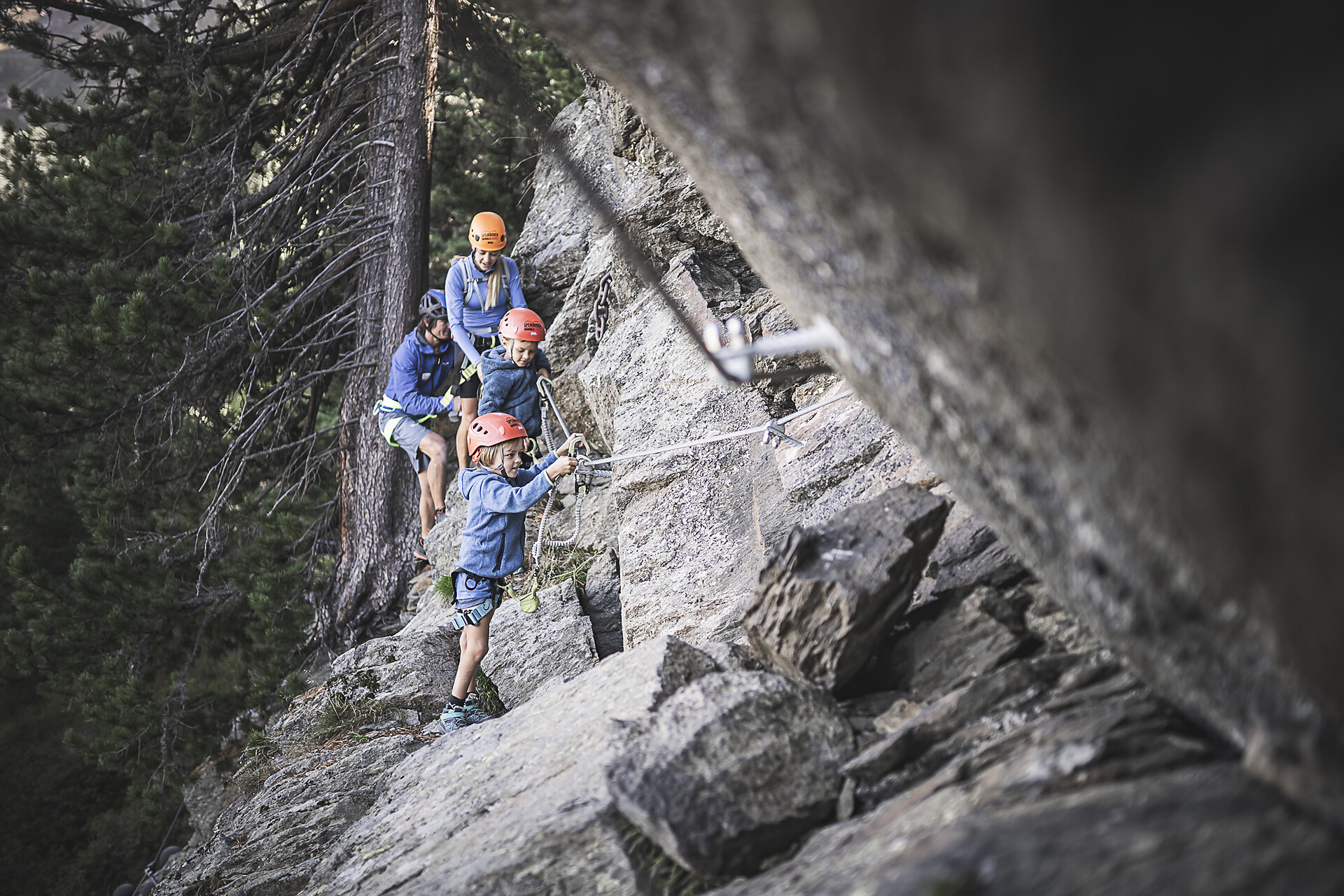 Kinderklettersteig Speikboden