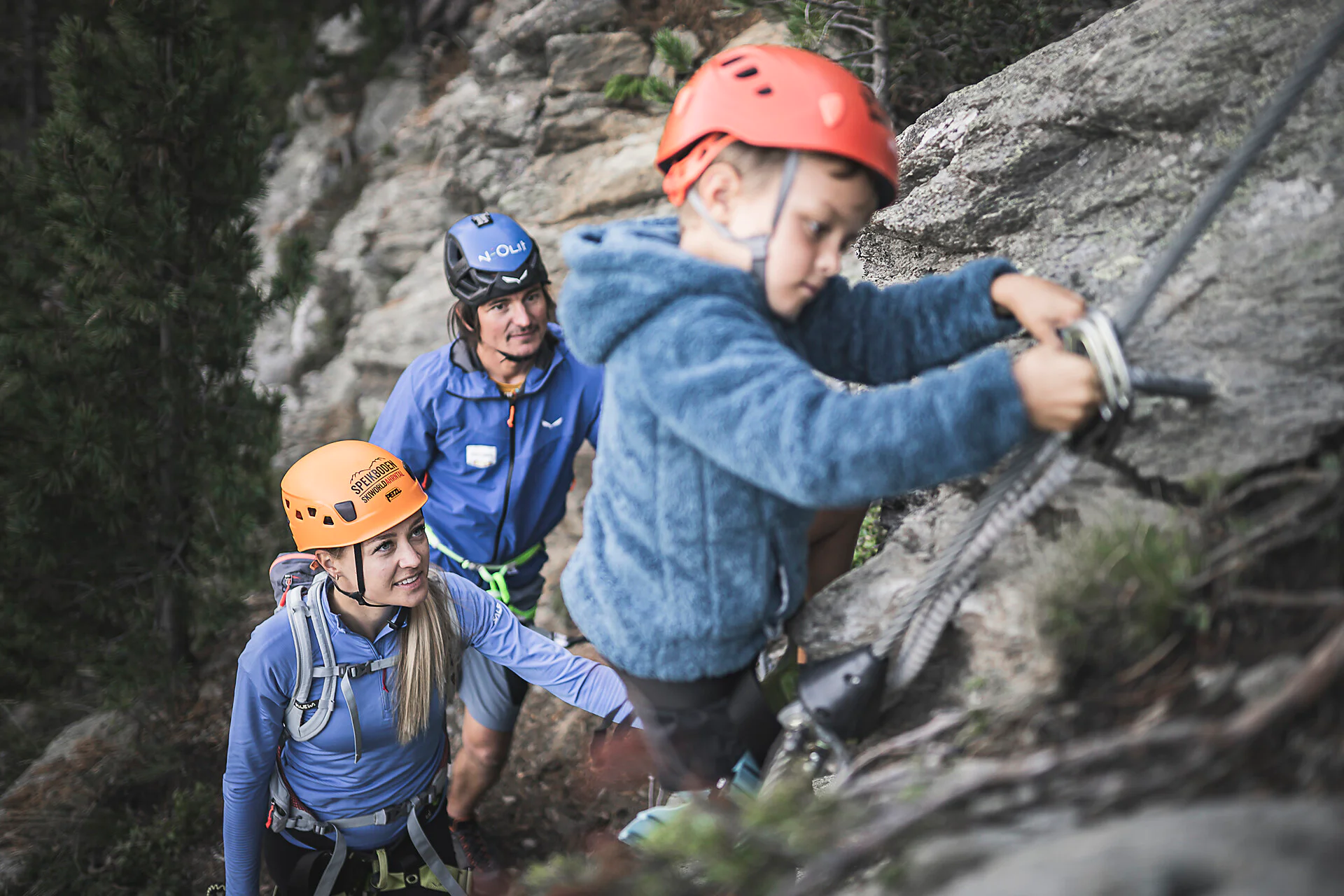 Via Ferrata Pireate's Rock Speikboden per bambini