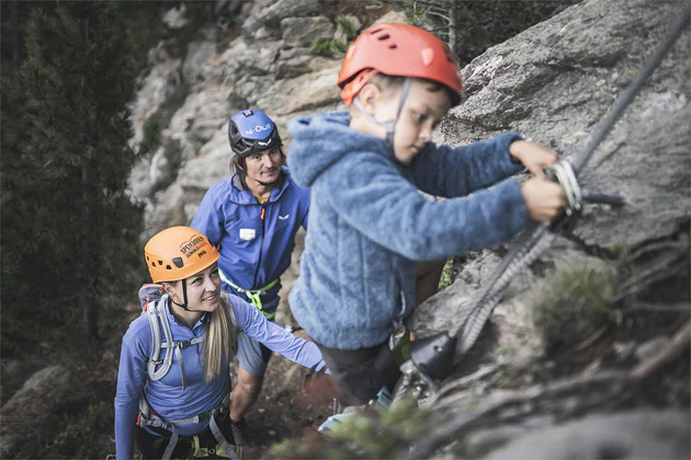 Via Ferrata Pireate's Rock Speikboden per bambini