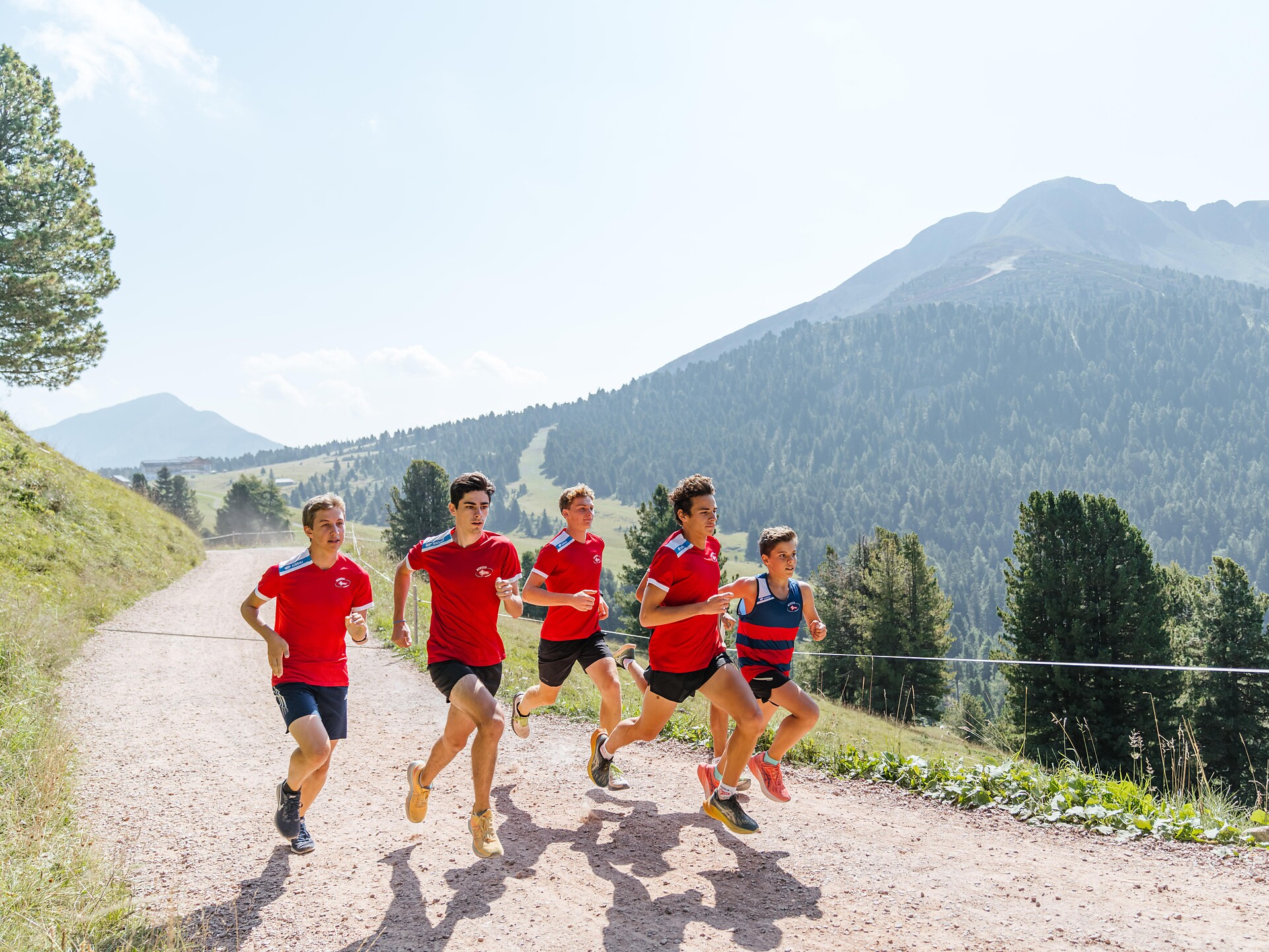 Running at Passo Oclini