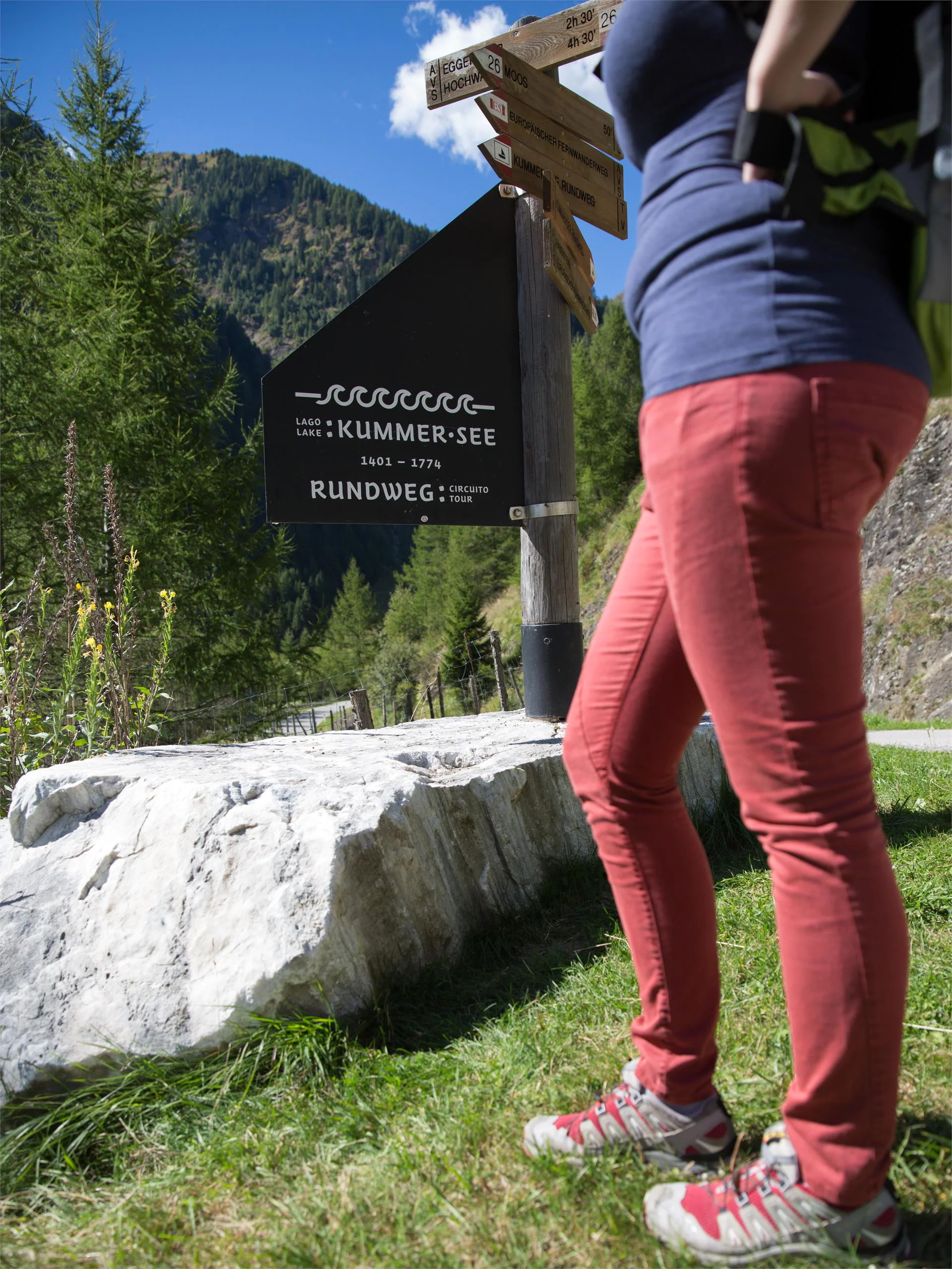 Giro circolare lago Kummersee a Corvara Moso in Passiria 1 suedtirol.info