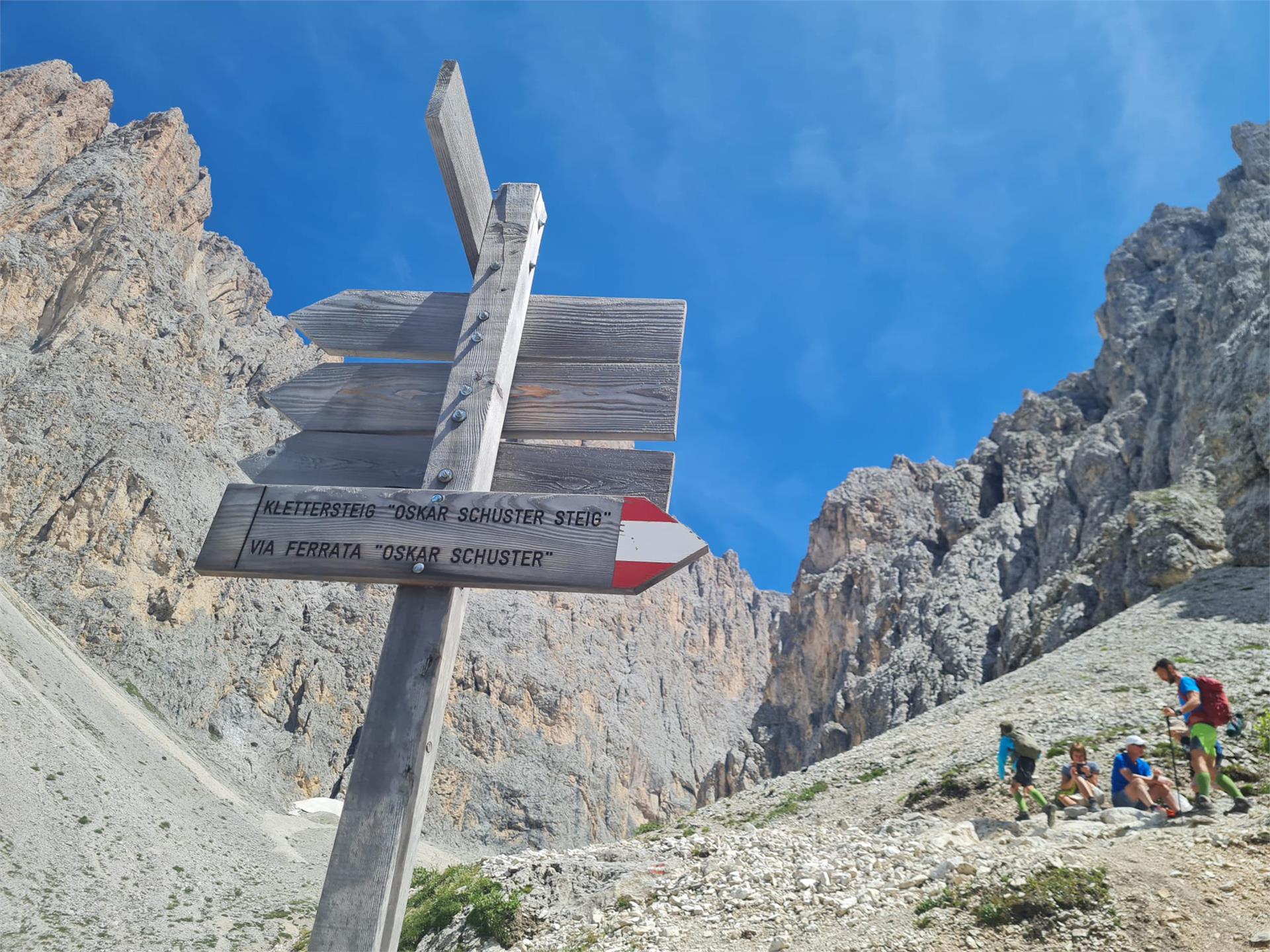 Sasplat (Oskar Schuster Steig/Plattkofel) St.Christina in Gröden 20 suedtirol.info